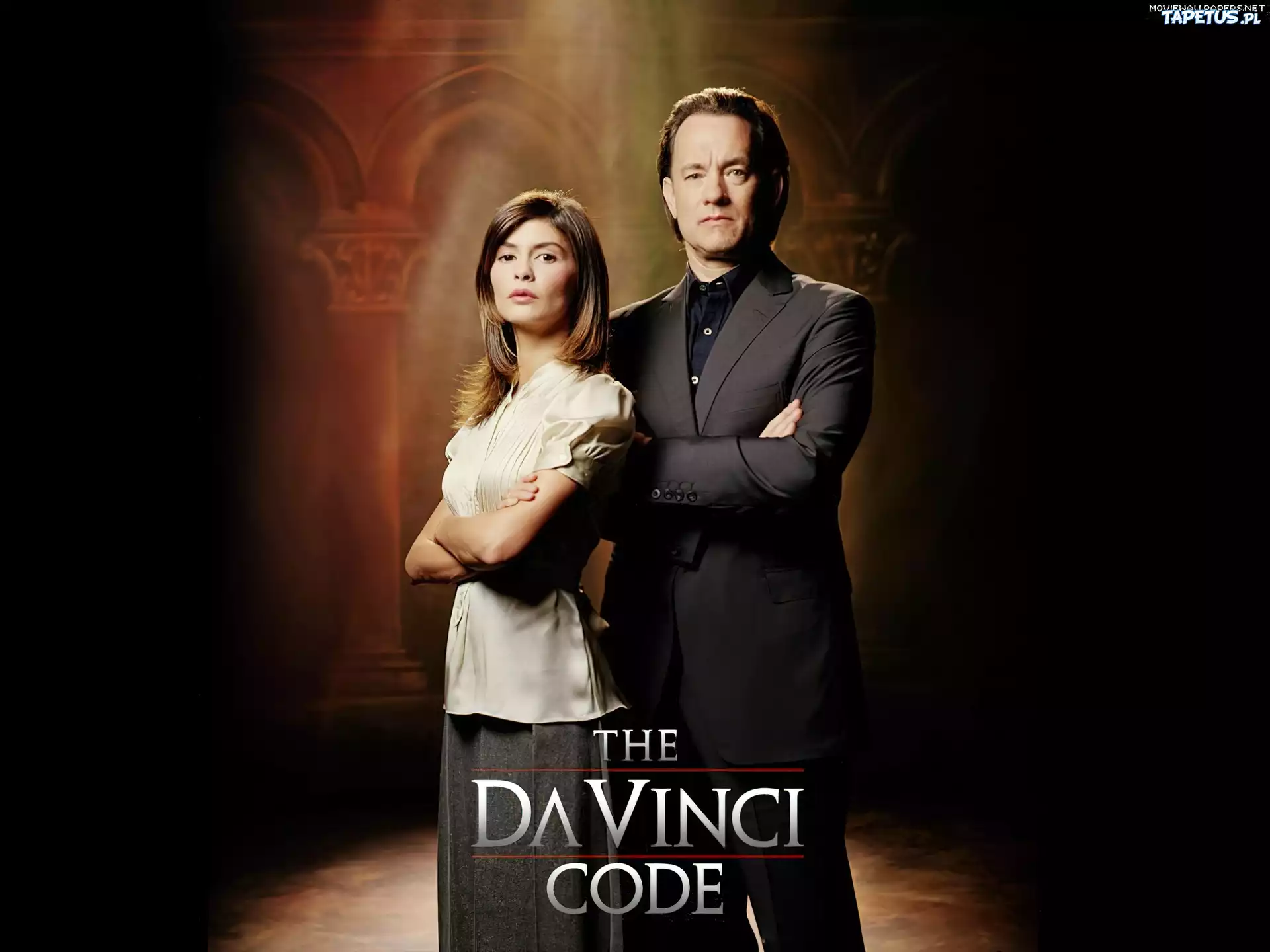 Film, Kod da Vinci, The Da Vinci Code, Aktorka, Audrey Tautou, Aktor, Tom Hanks