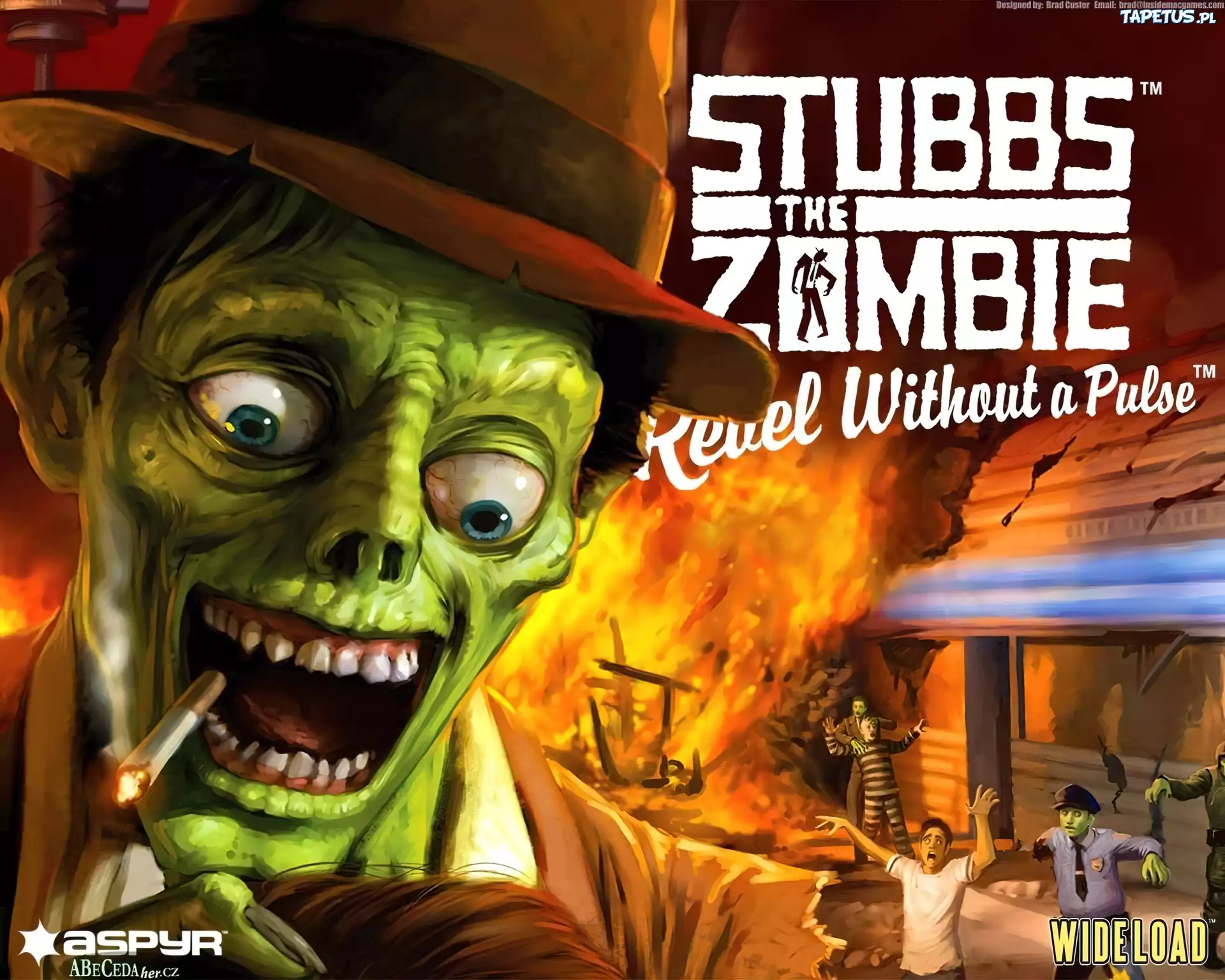 Stubbs The Zombie, postać, papieros, pożar