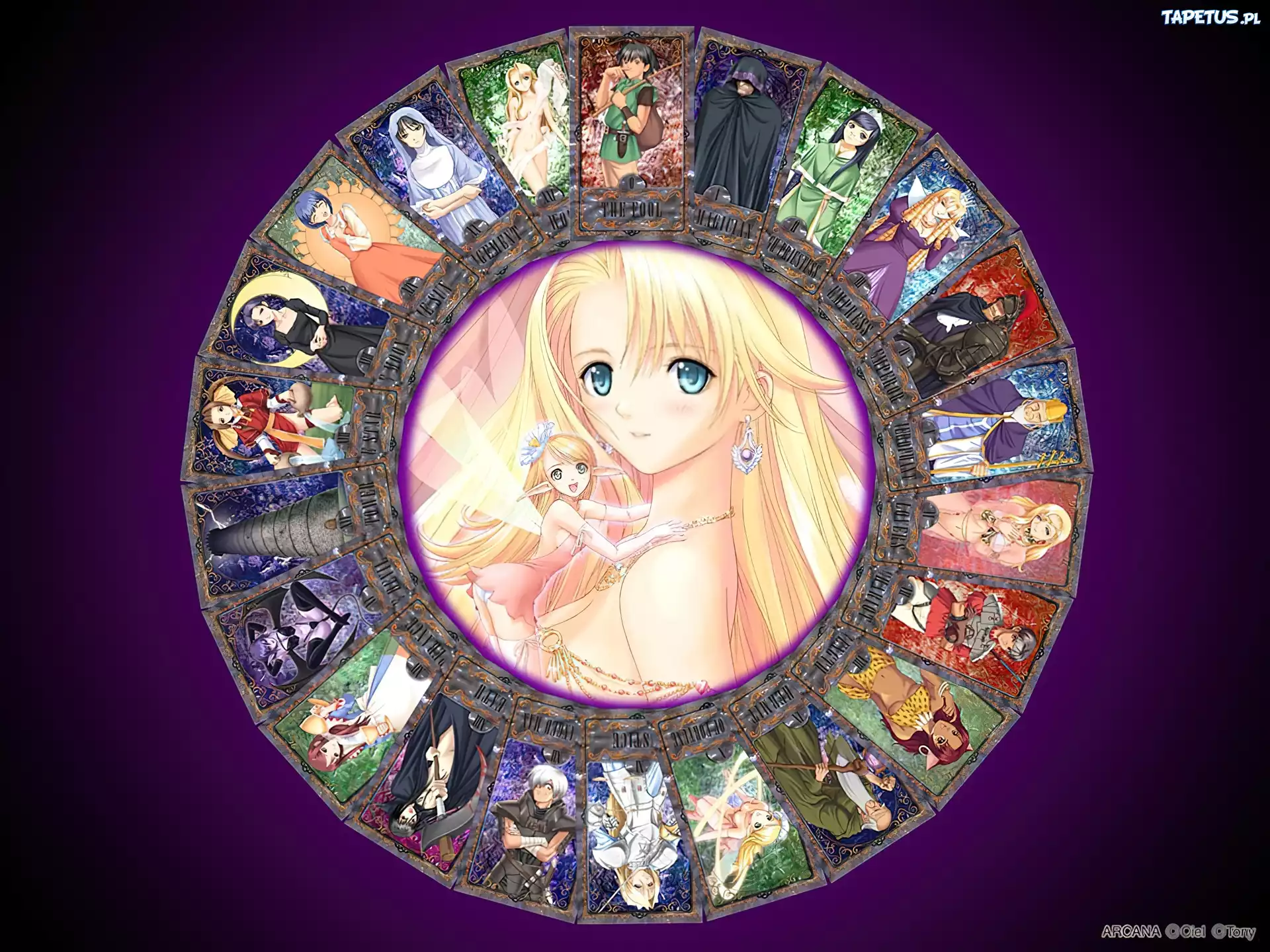 Arcana, karty, dziewczyna