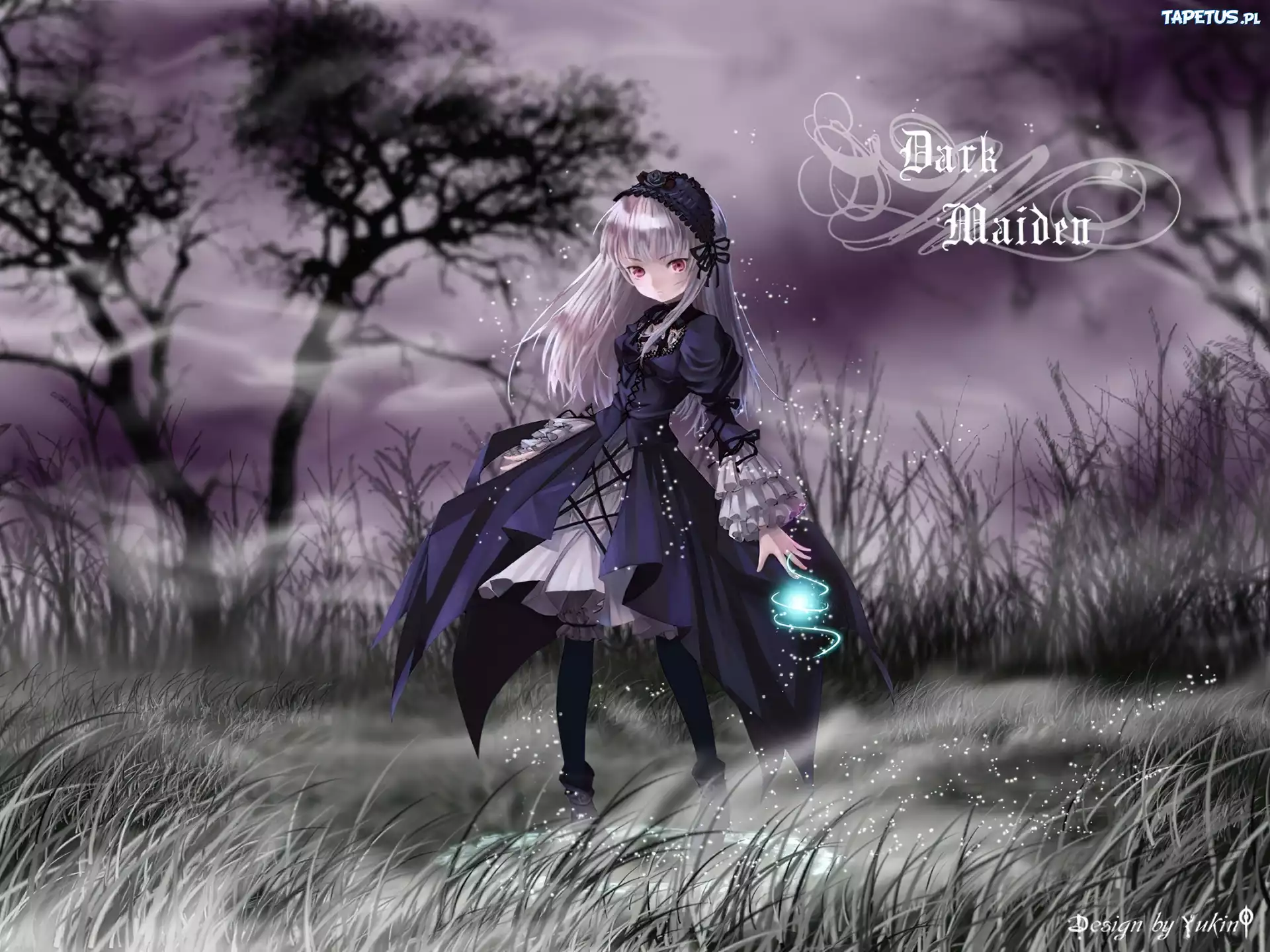 Rozen Maiden, kobieta, dark, drzewo