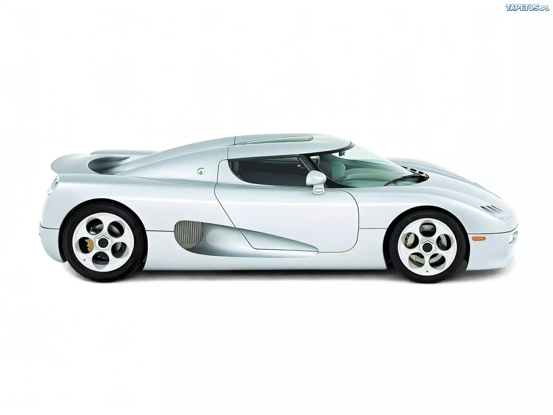 Biały, Koenigsegg, Prawa Strona