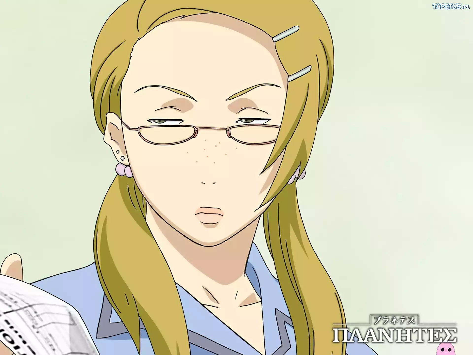Planetes, okulary, kobieta