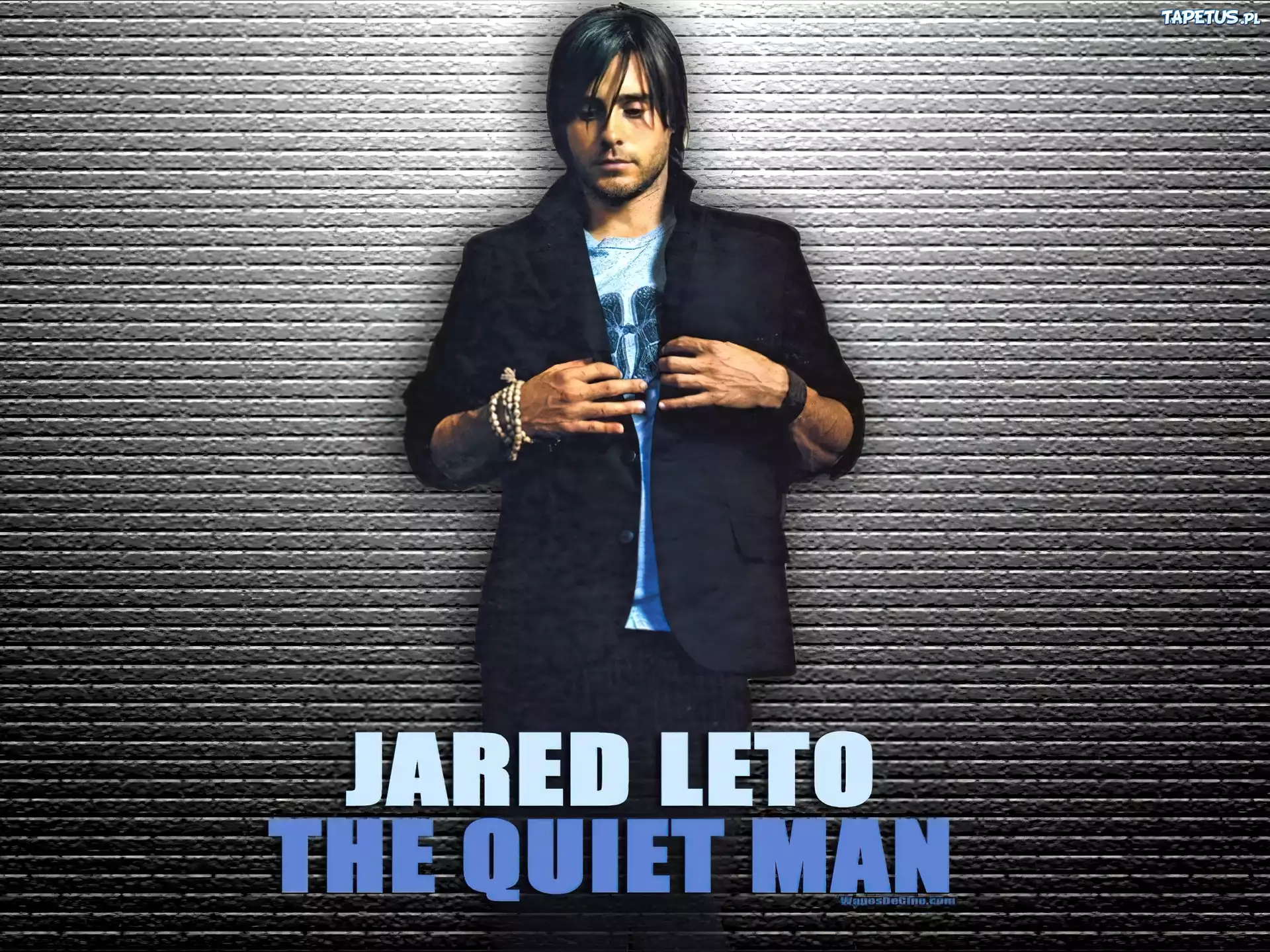 Jared Leto,czarny strój