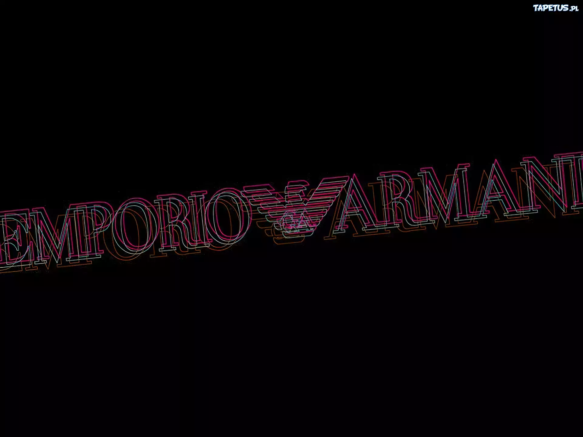 Armani, neony, emporio