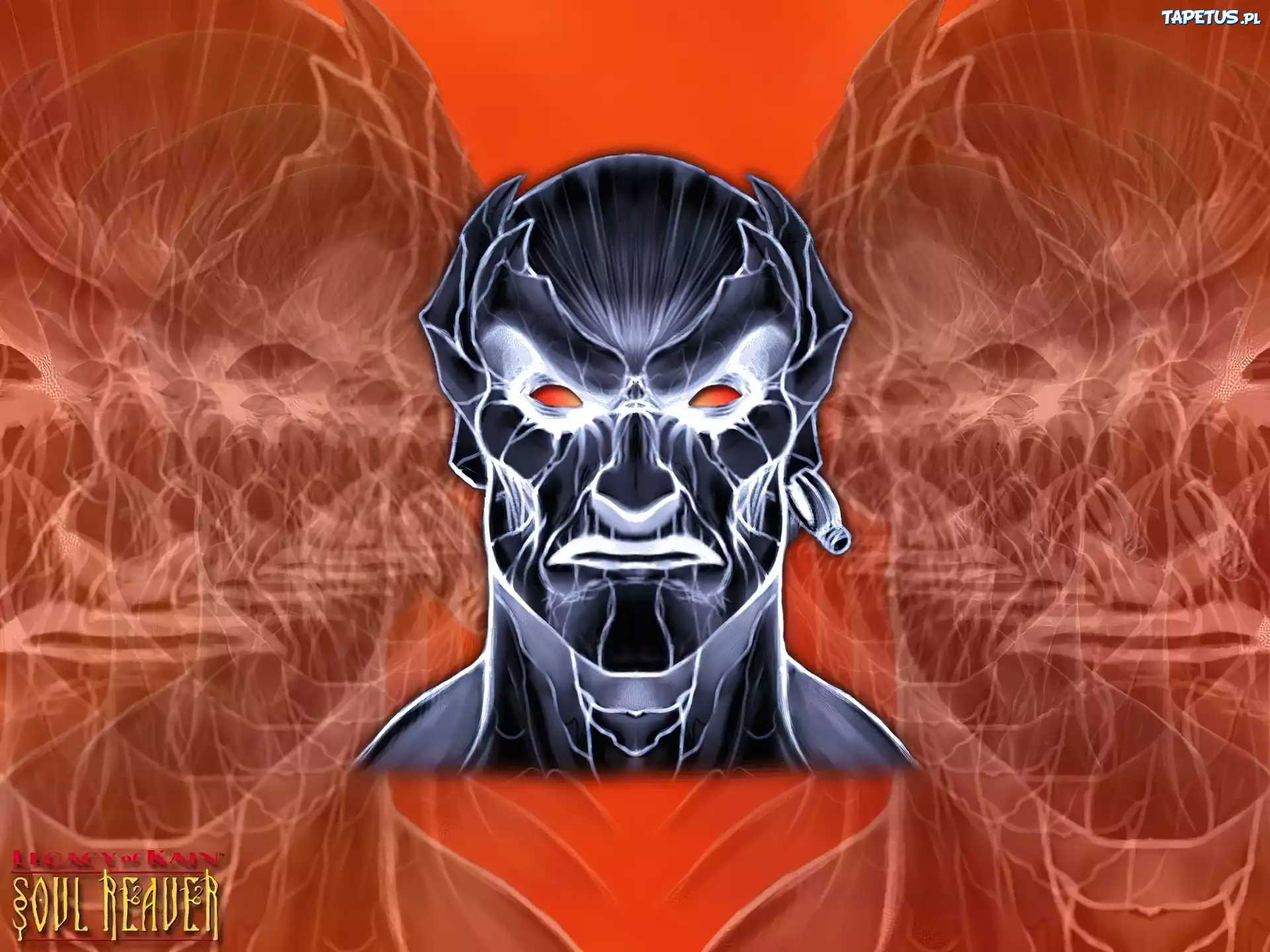 Legacy Of Kain Soul Reaver, postać, twarz, grafika
