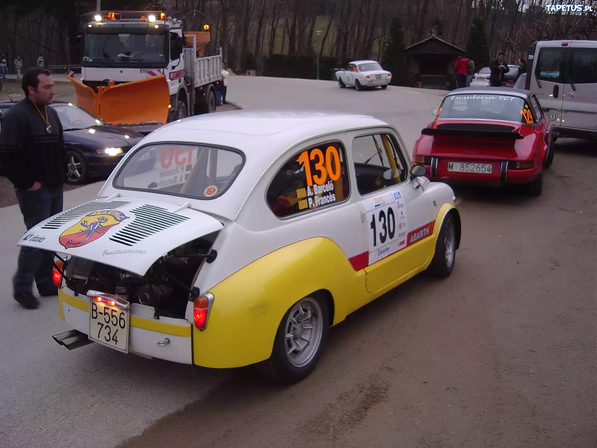 Fiat 500, Pokrywa, Silnika