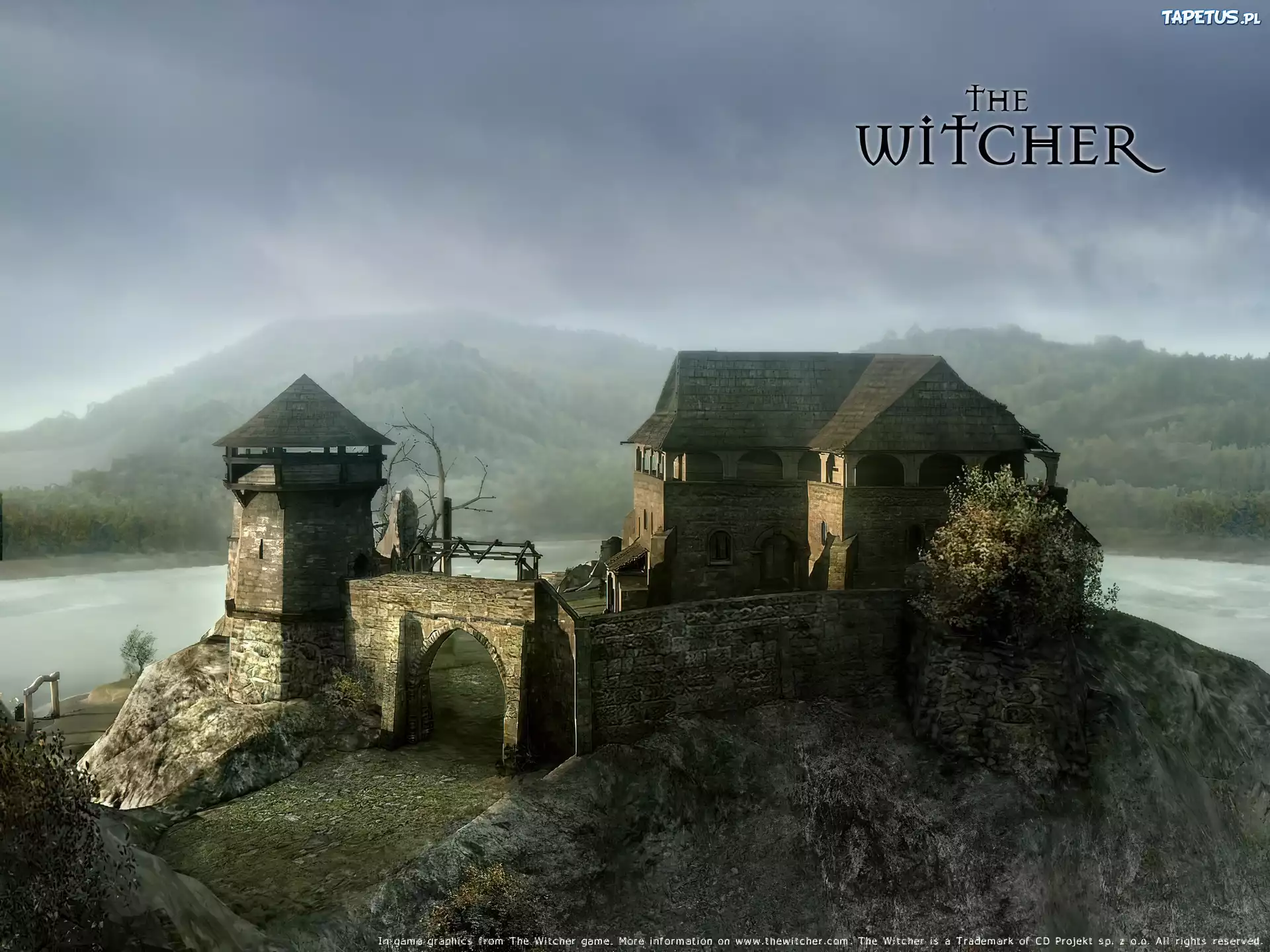 wzgórze, twierdza, The Witcher