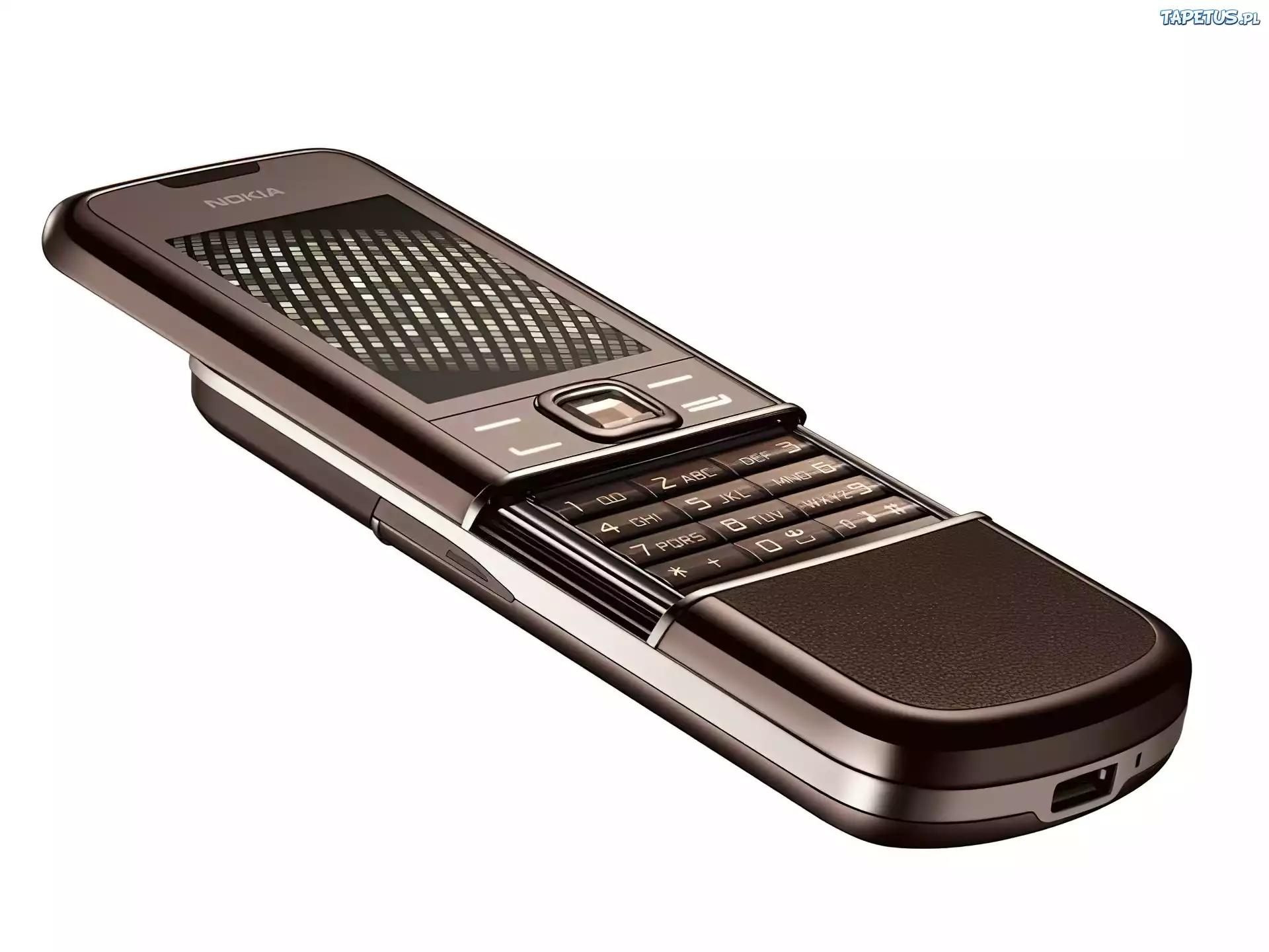 Nokia 8800 Sirocco Edition, Srebrny, Czarny
