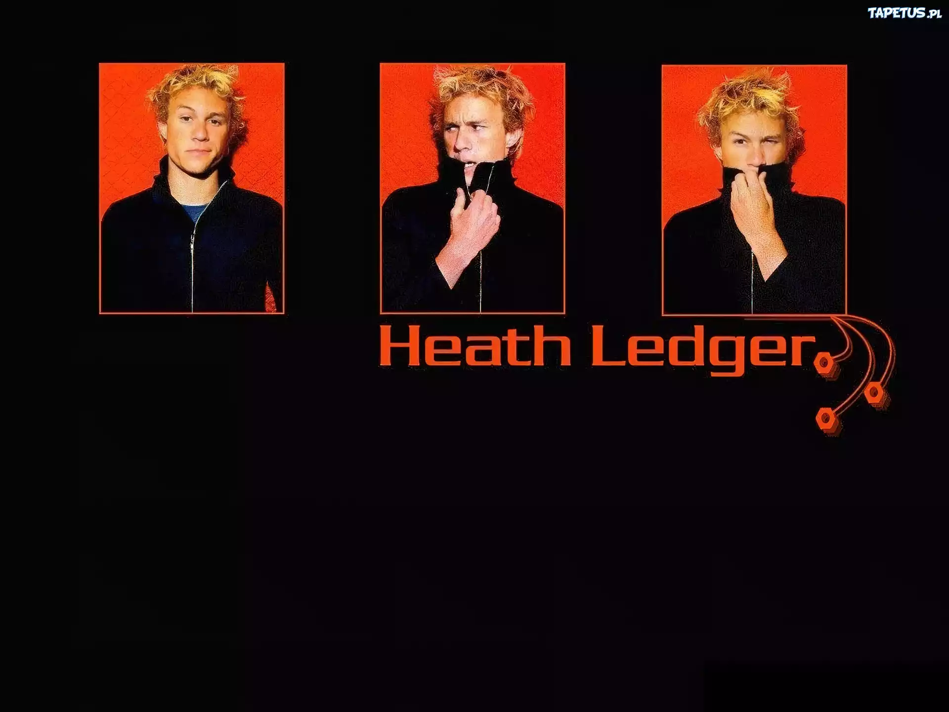 Heath Ledger,blond włosy