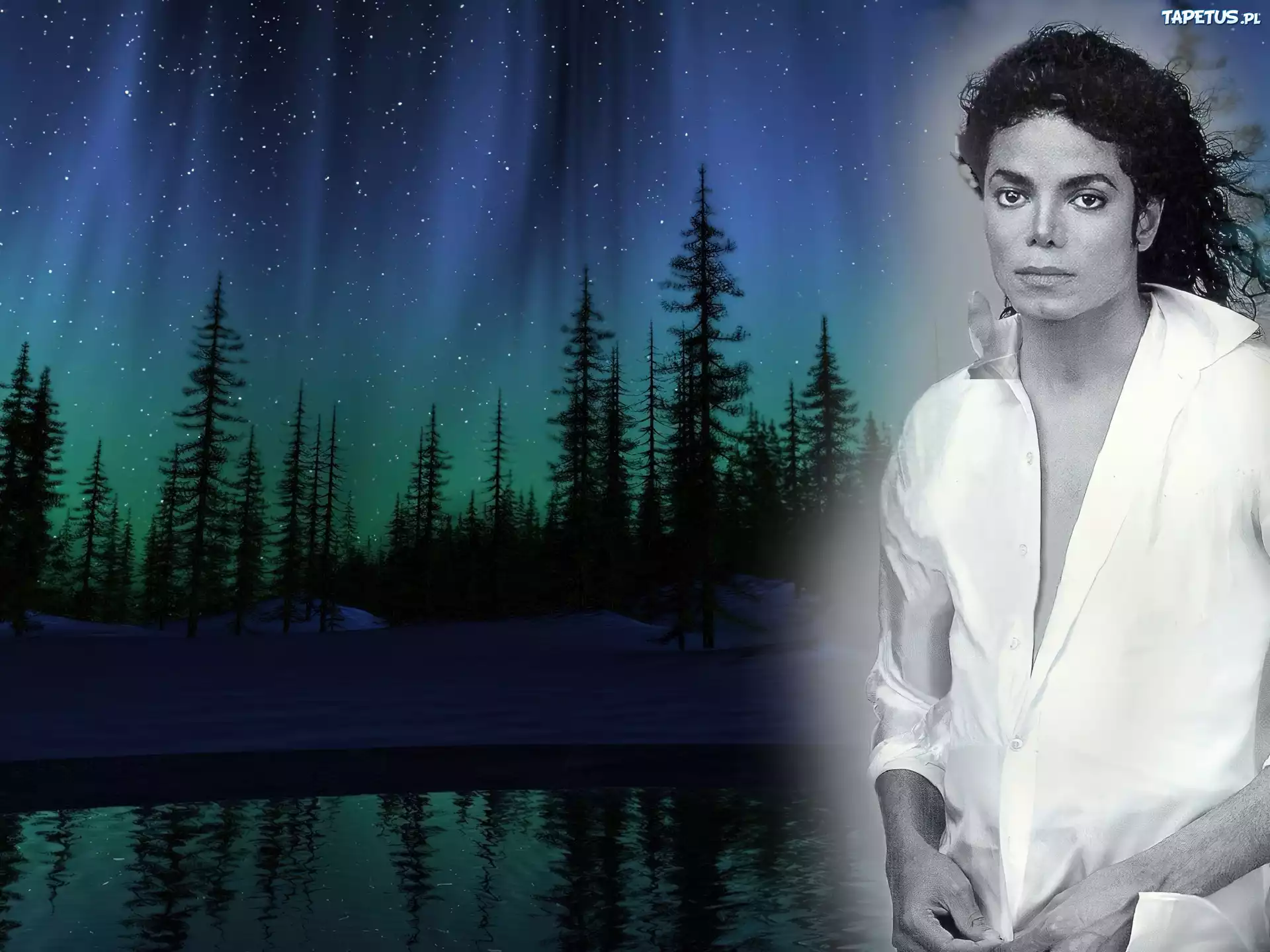 Michael Jackson, Biała, Koszula