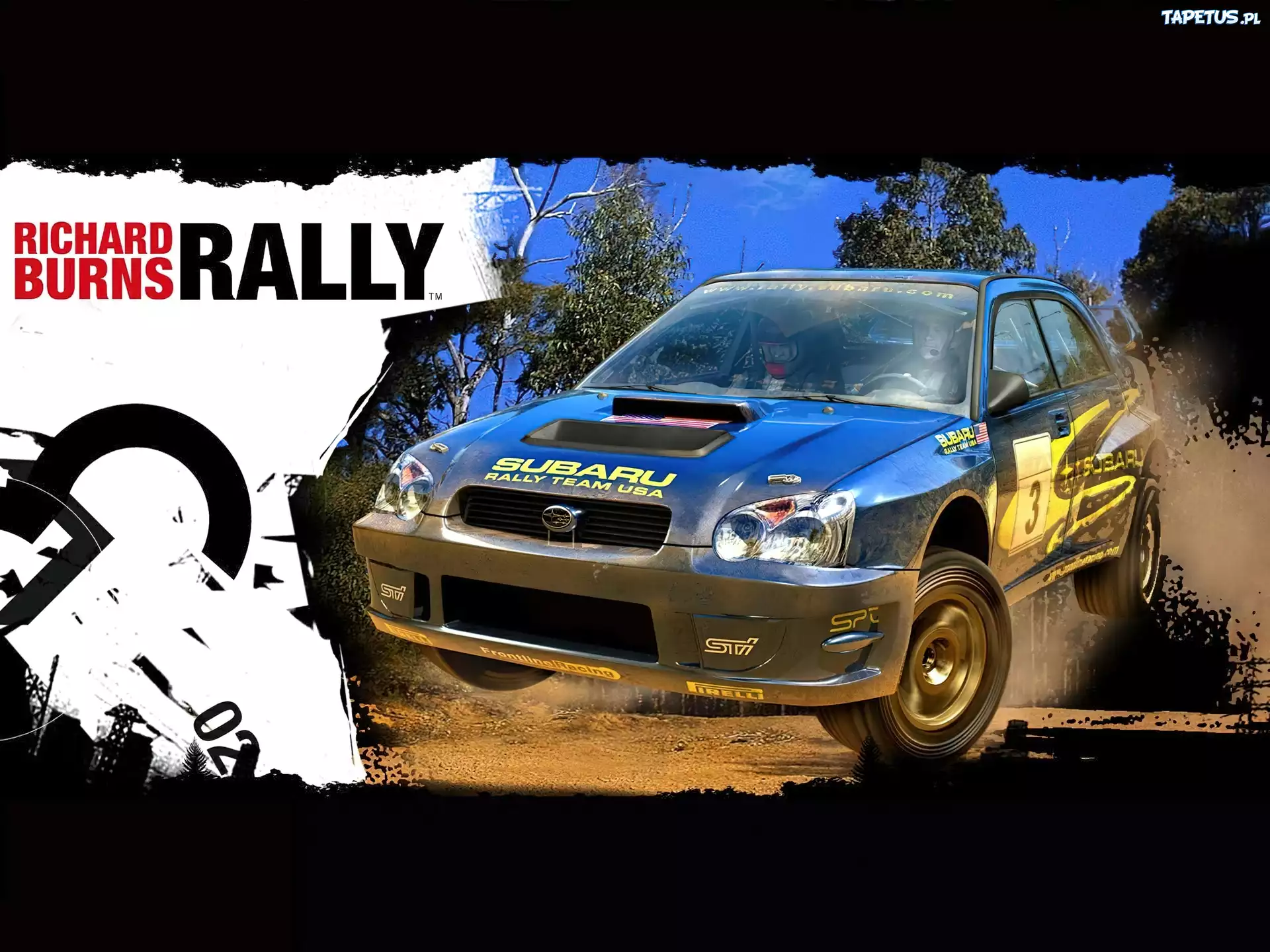 Richard Burns Rally, impreza, subaru, samochód, grafika