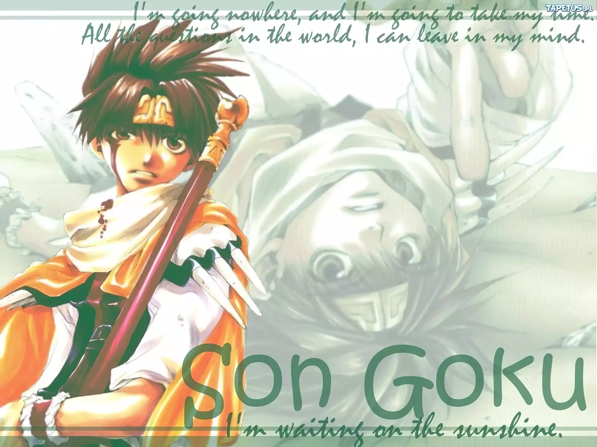 Saiyuki, son, goku, człowiek