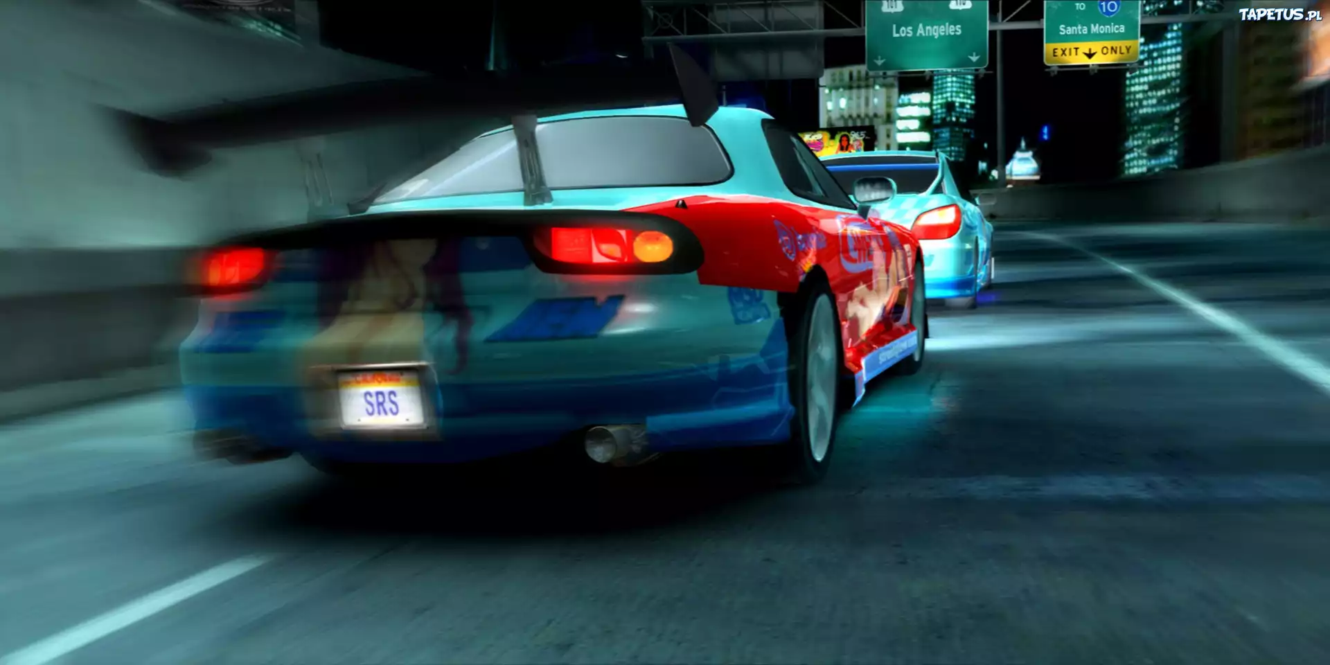 Street Racing Syndicate, samochód, ulica, wieżowce