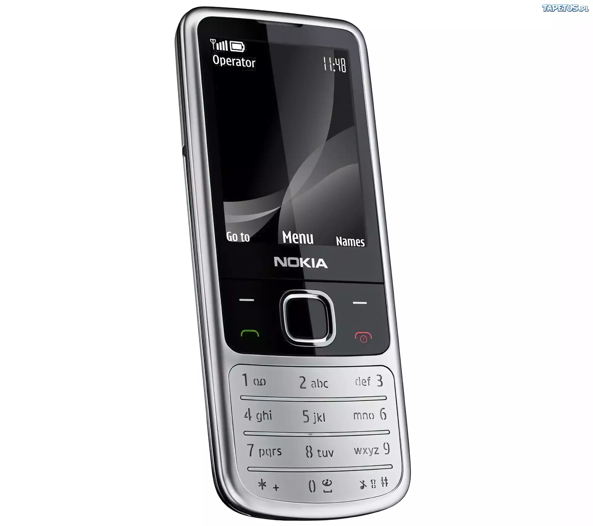 Nokia 6700 Classic, Srebrna, Przód