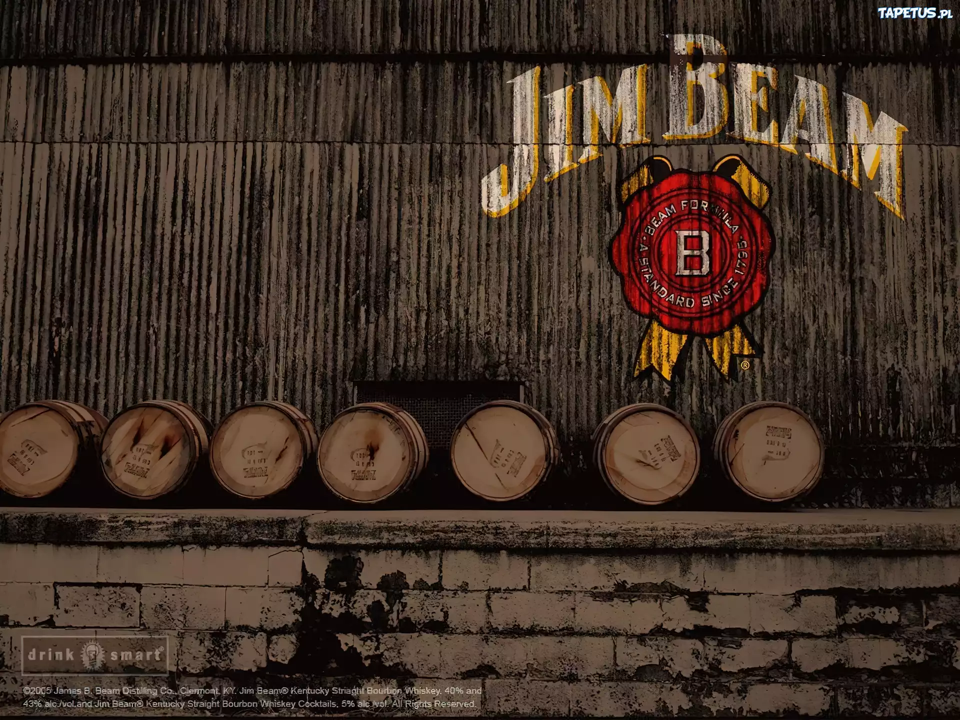 Burbon, Jim Beam, beczki