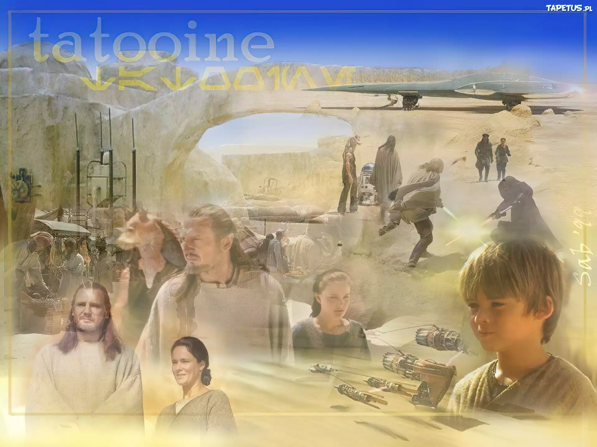 Star Wars, Jake Lloyd, ludzie, pustynia
