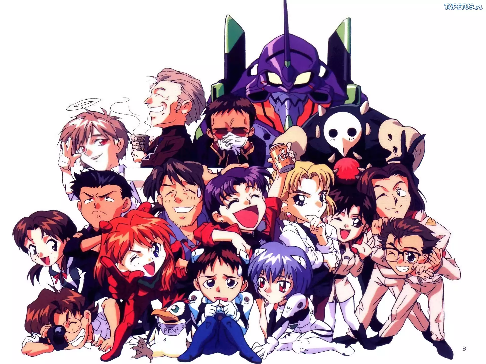 Neon Genesis Evangelion, ludzie, zjawa