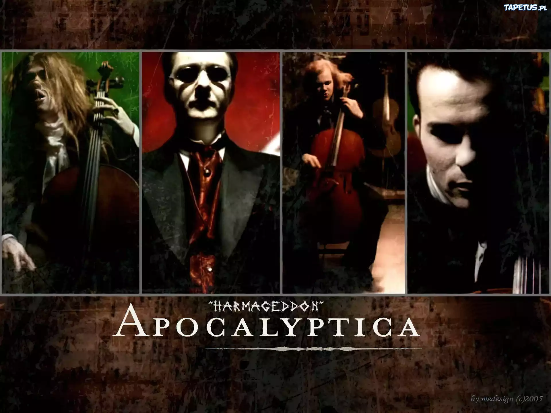 Apocalyptica,zespół, twarz