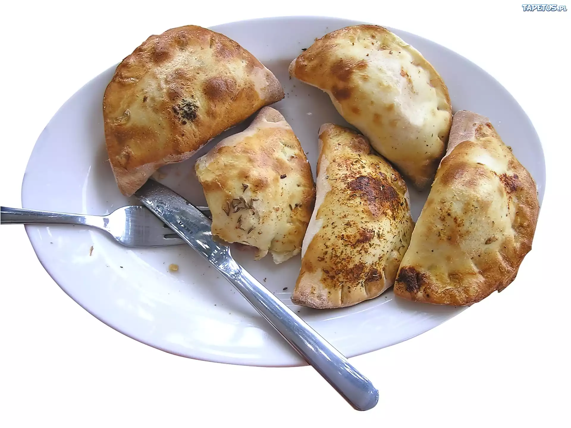 Pierogi, Talerz, Sztuczce