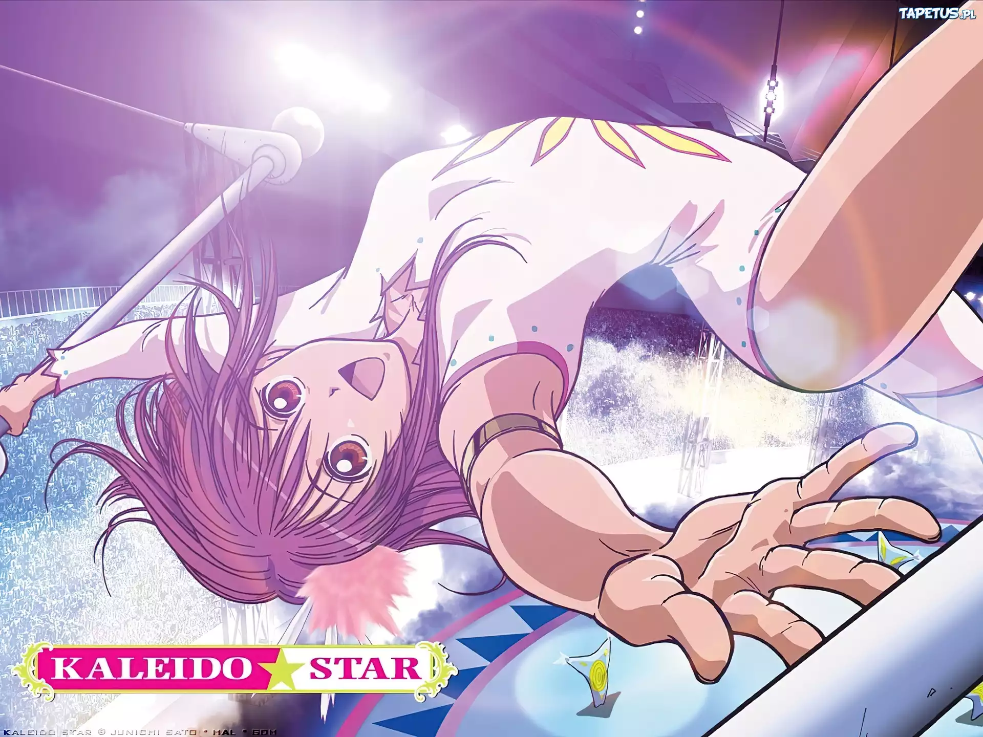 Kaleido Star, gimnastyka, kobieta, huśtawka