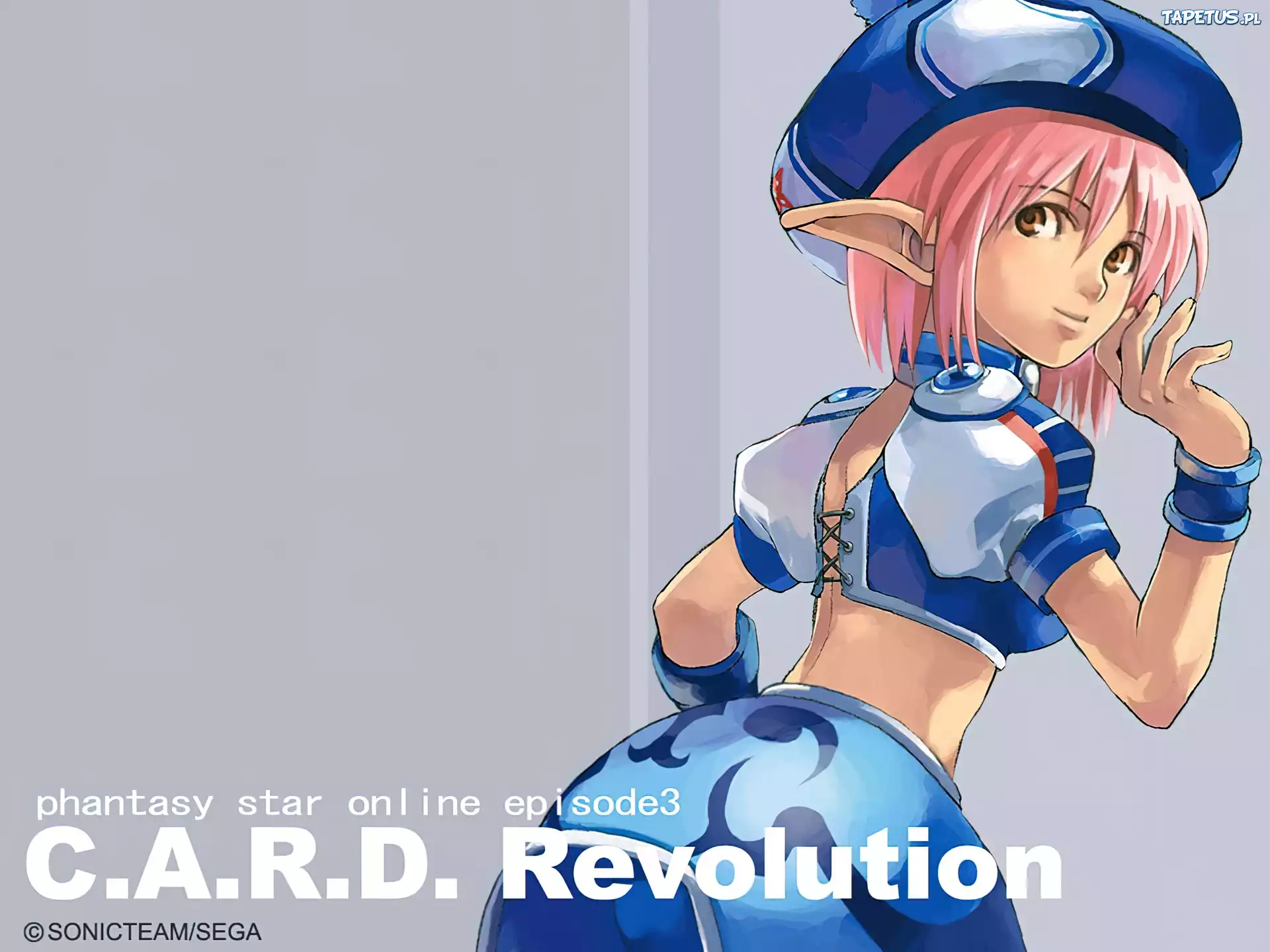 elf, kobieta, postać, Phantasy Star Online