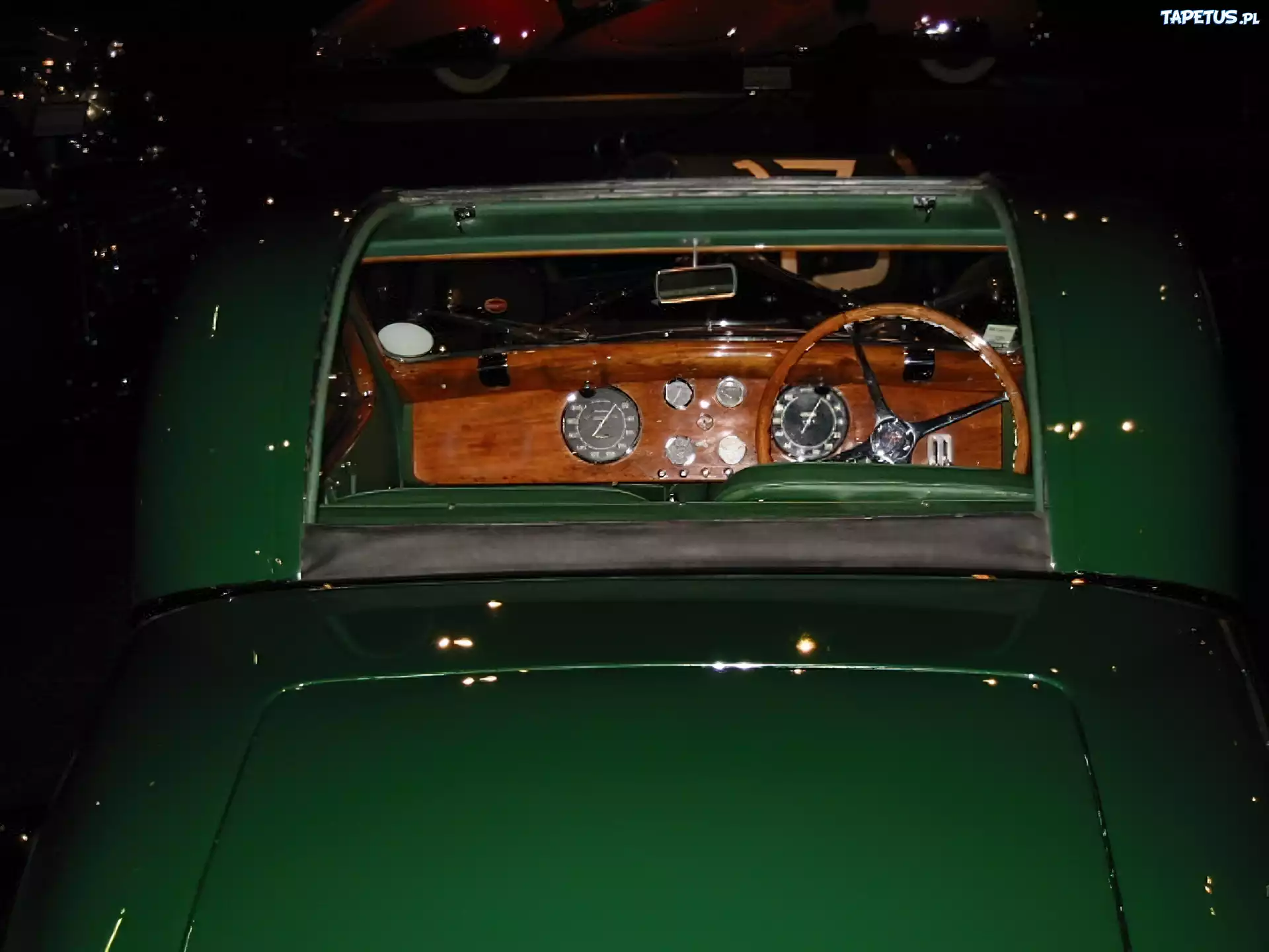 Bugatti,wnętrze , zegary