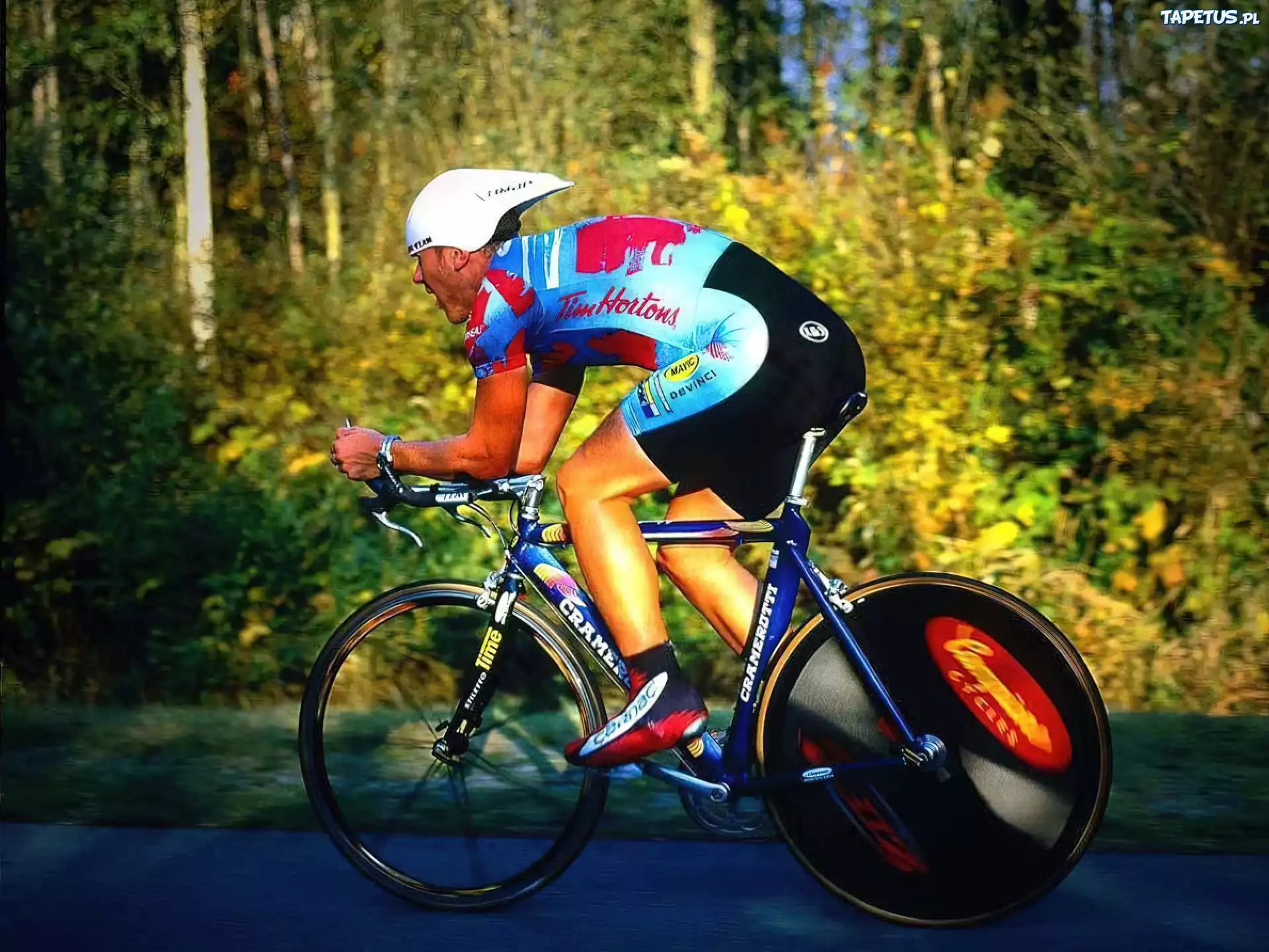 Rower,kask, kolarz