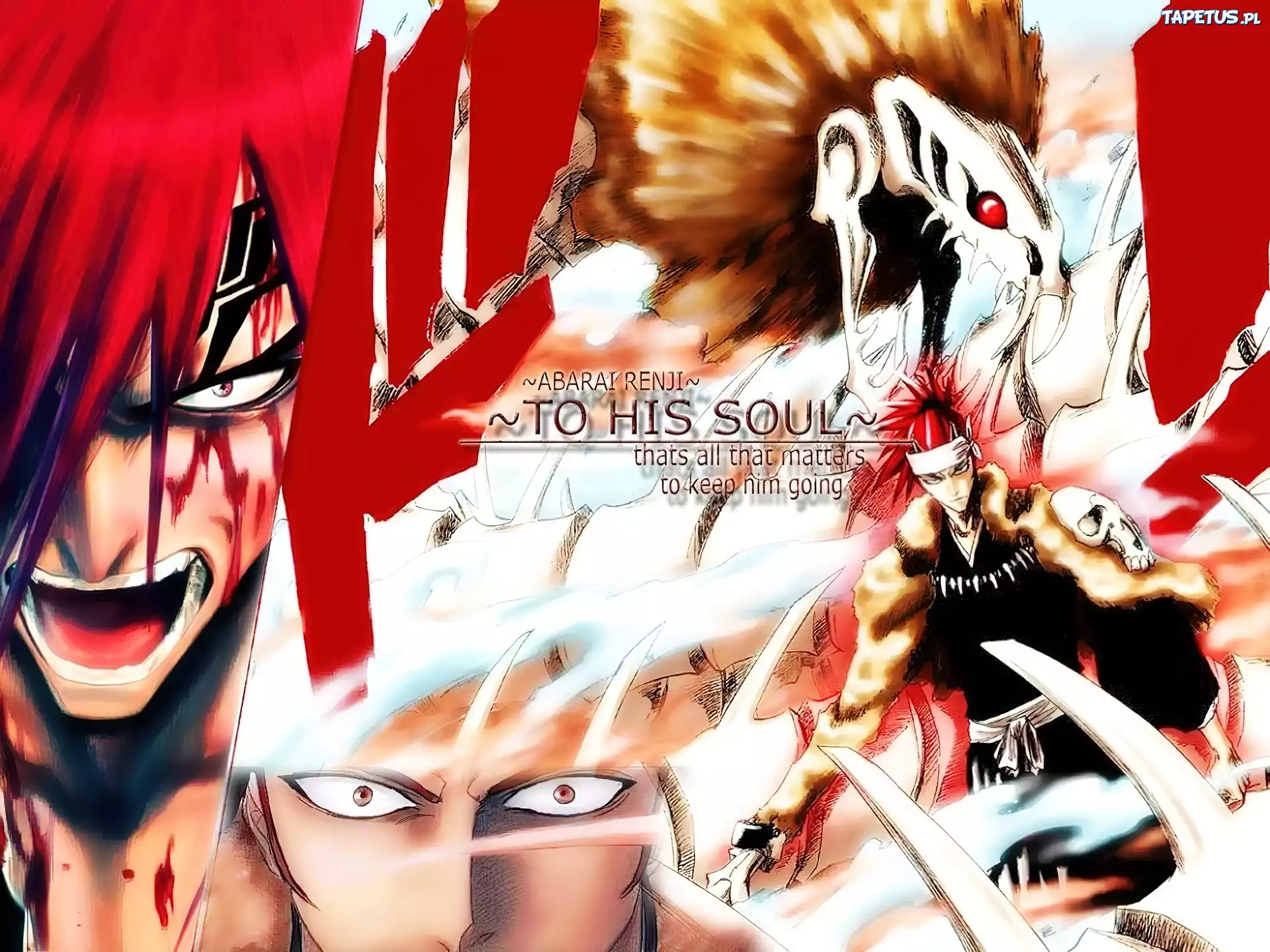 Bleach, twarze, ludzie, napisy