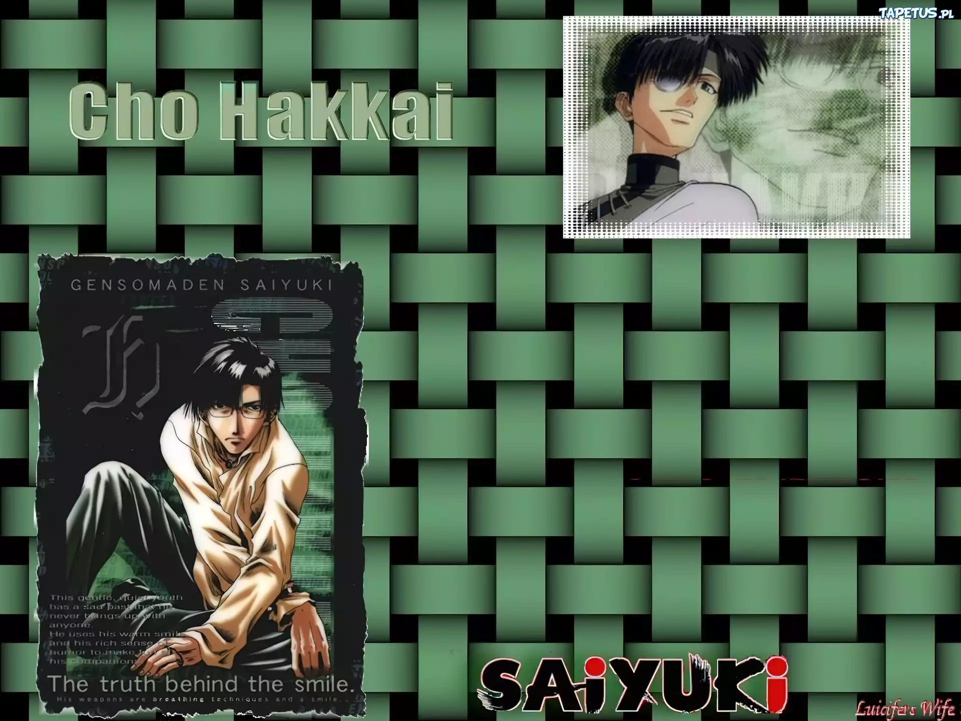 Saiyuki, plecionka, postacie, hakkai
