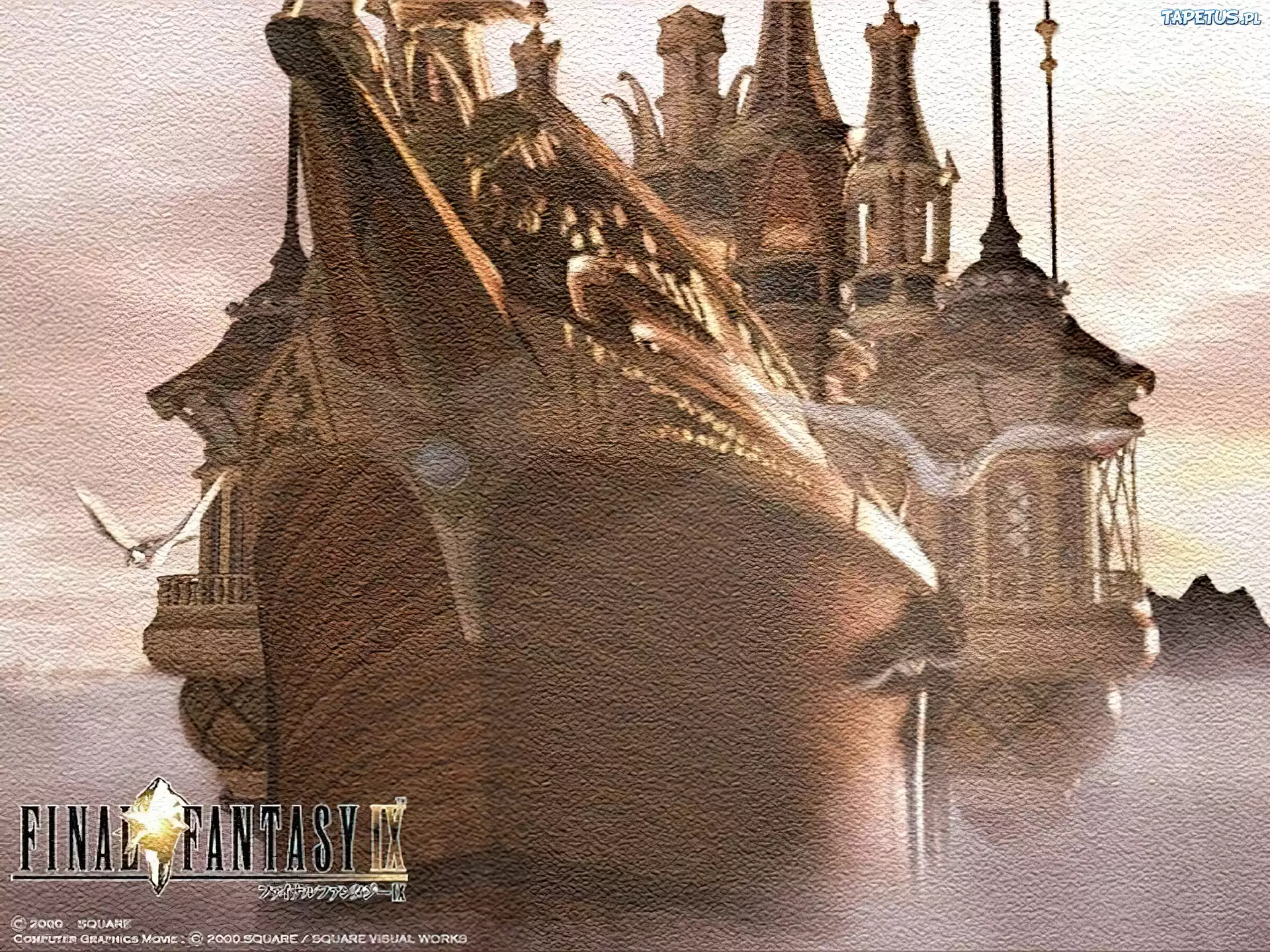 Final Fantasy, zamek, statek