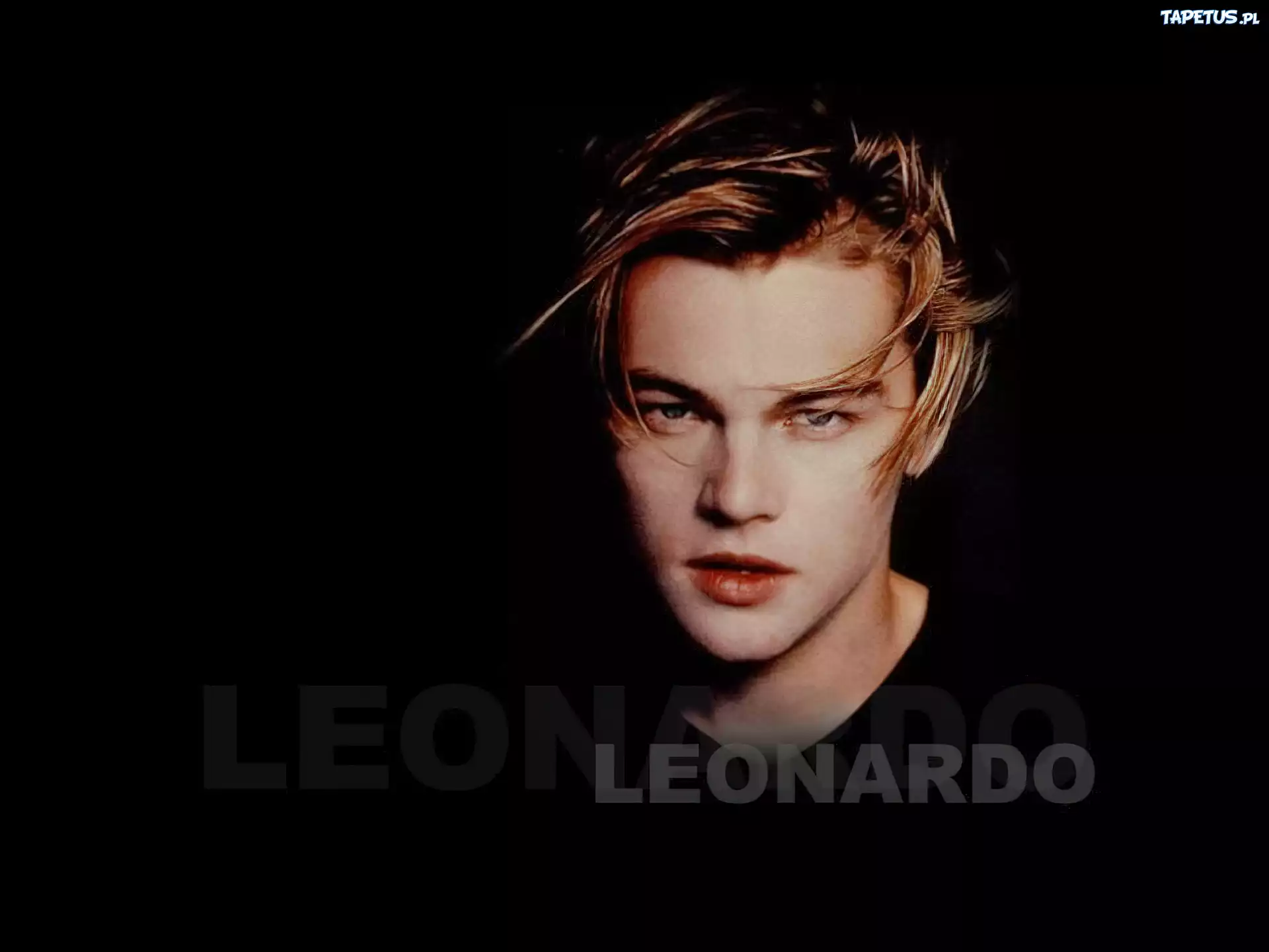 Leonardo DiCaprio,niebieskie oczy