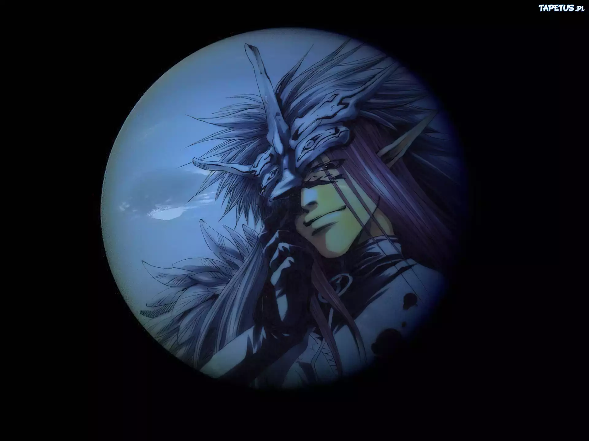 Saiyuki, twarz, maska