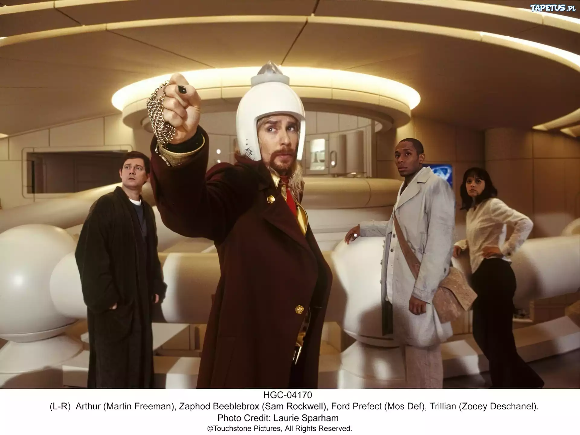Hitchhikers Guide To The Galaxy, Zooey Deschanel, Mos Def, Martin Freeman, Sam Rockwell