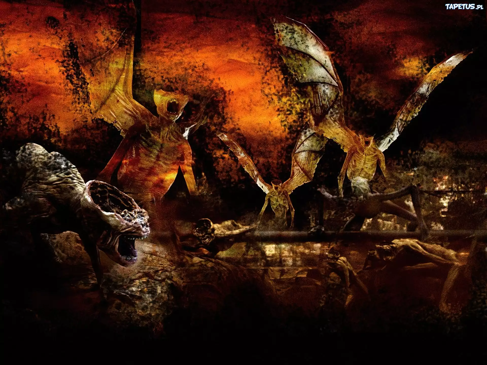 Constantine, stwory, skrzydła