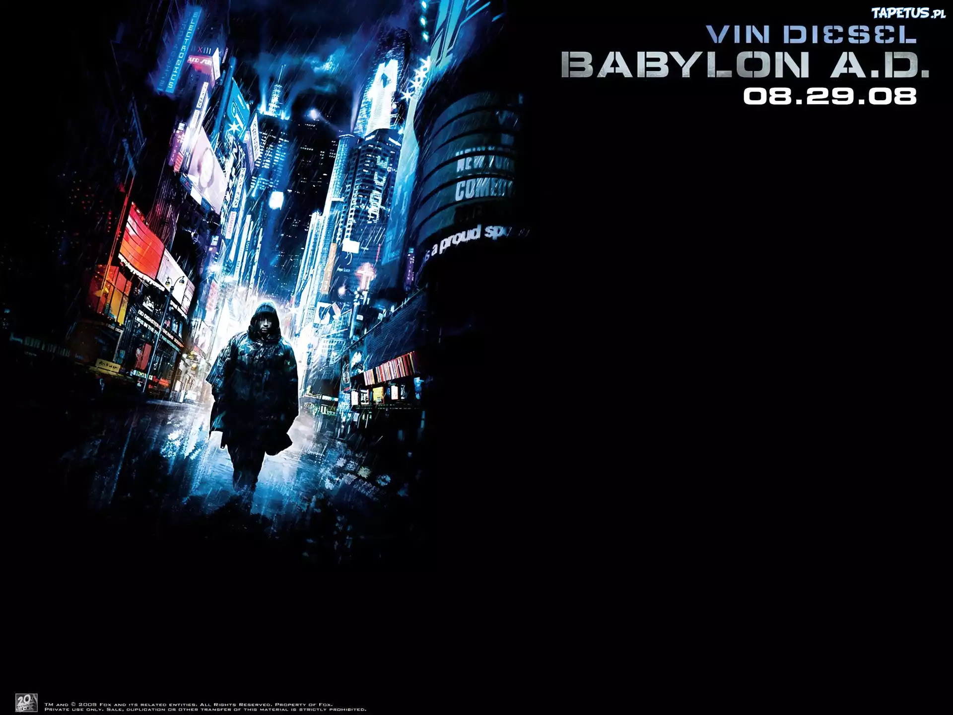 Babylon Ad, Vin Diesel, deszcz