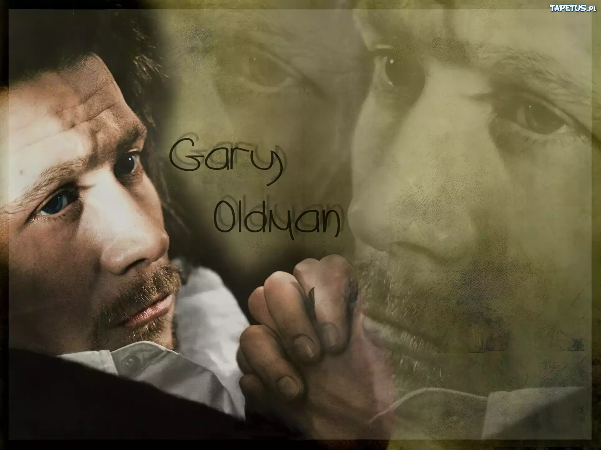 Gary Oldman,złożone ręce