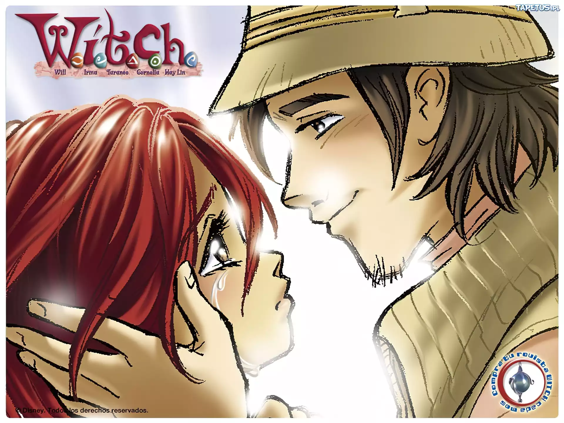 Czarodziejki Witch, chłopak, dziewczyna, łza