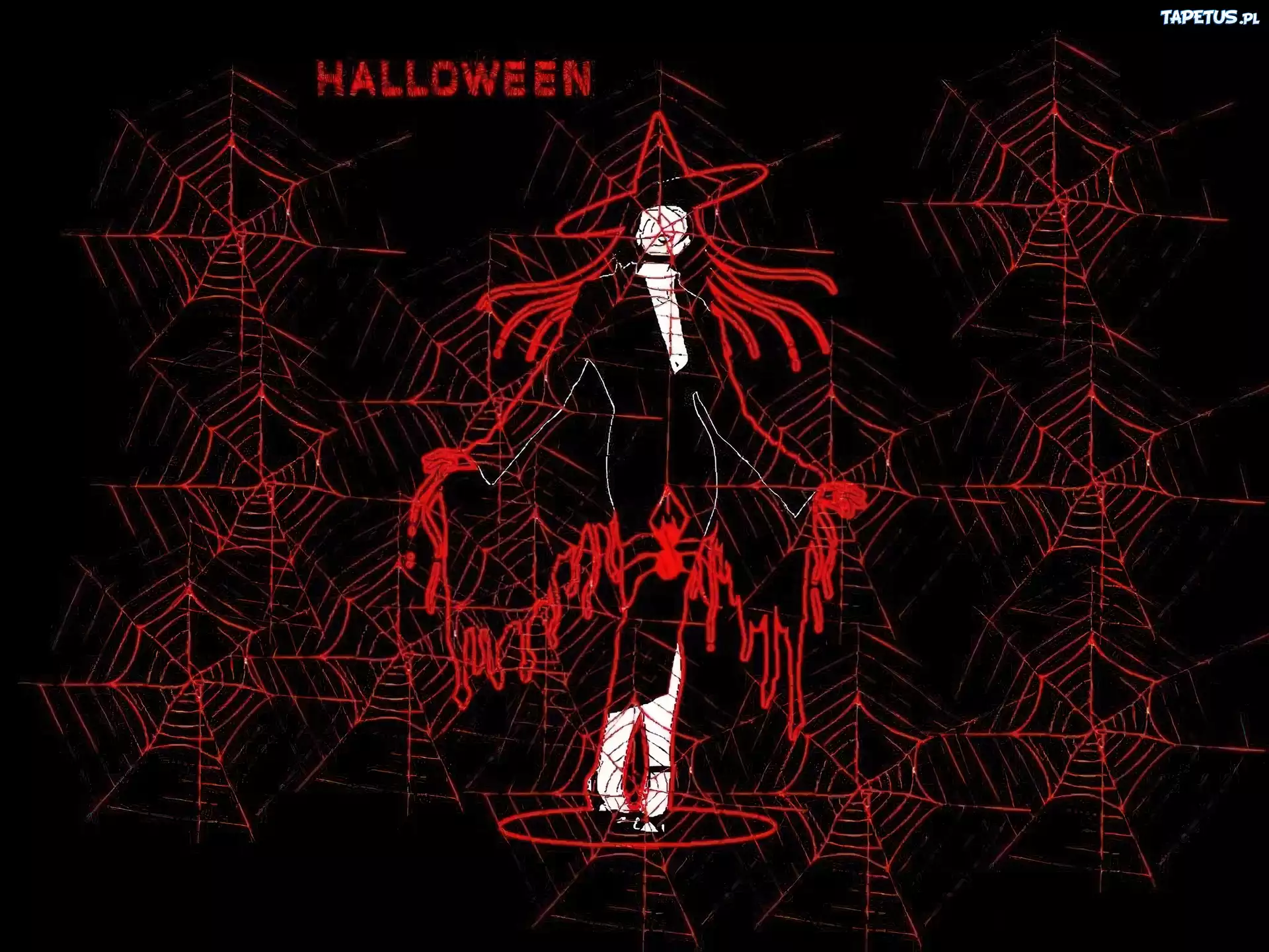 Halloween,pajęczyny