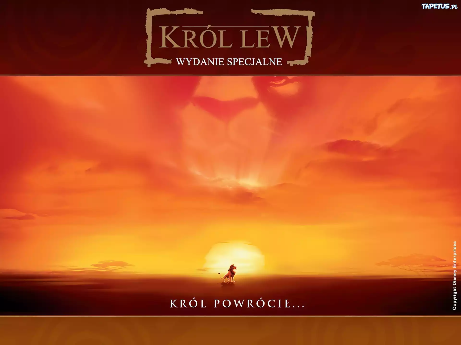 Król Lew, słońce