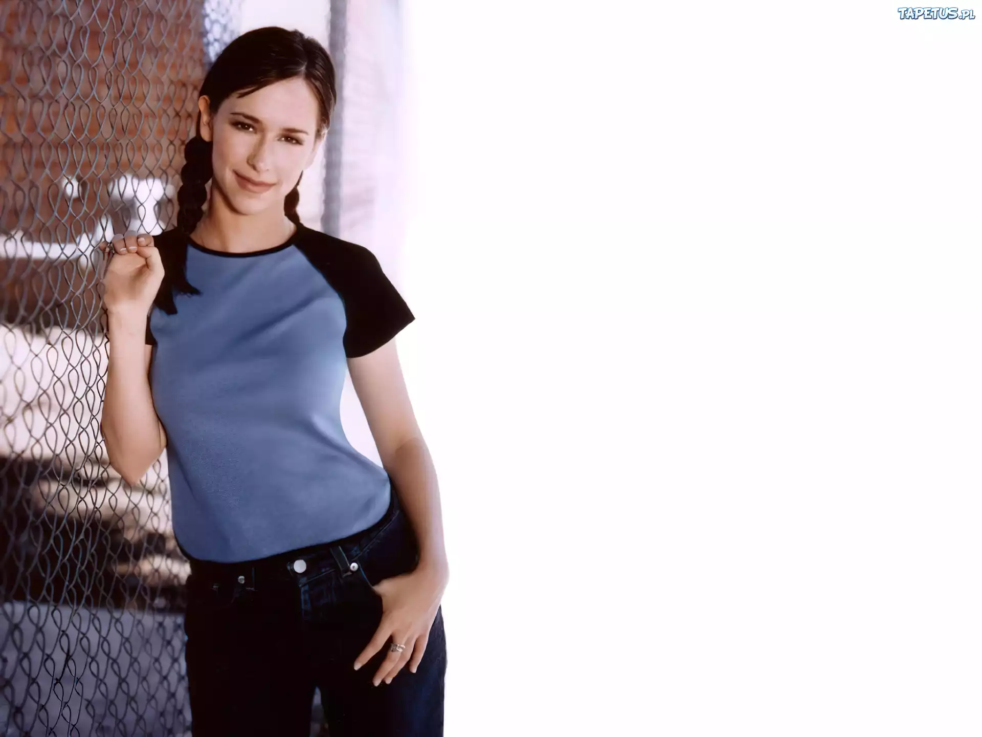 grzeczne, spojrzenie, Jennifer Love Hewitt