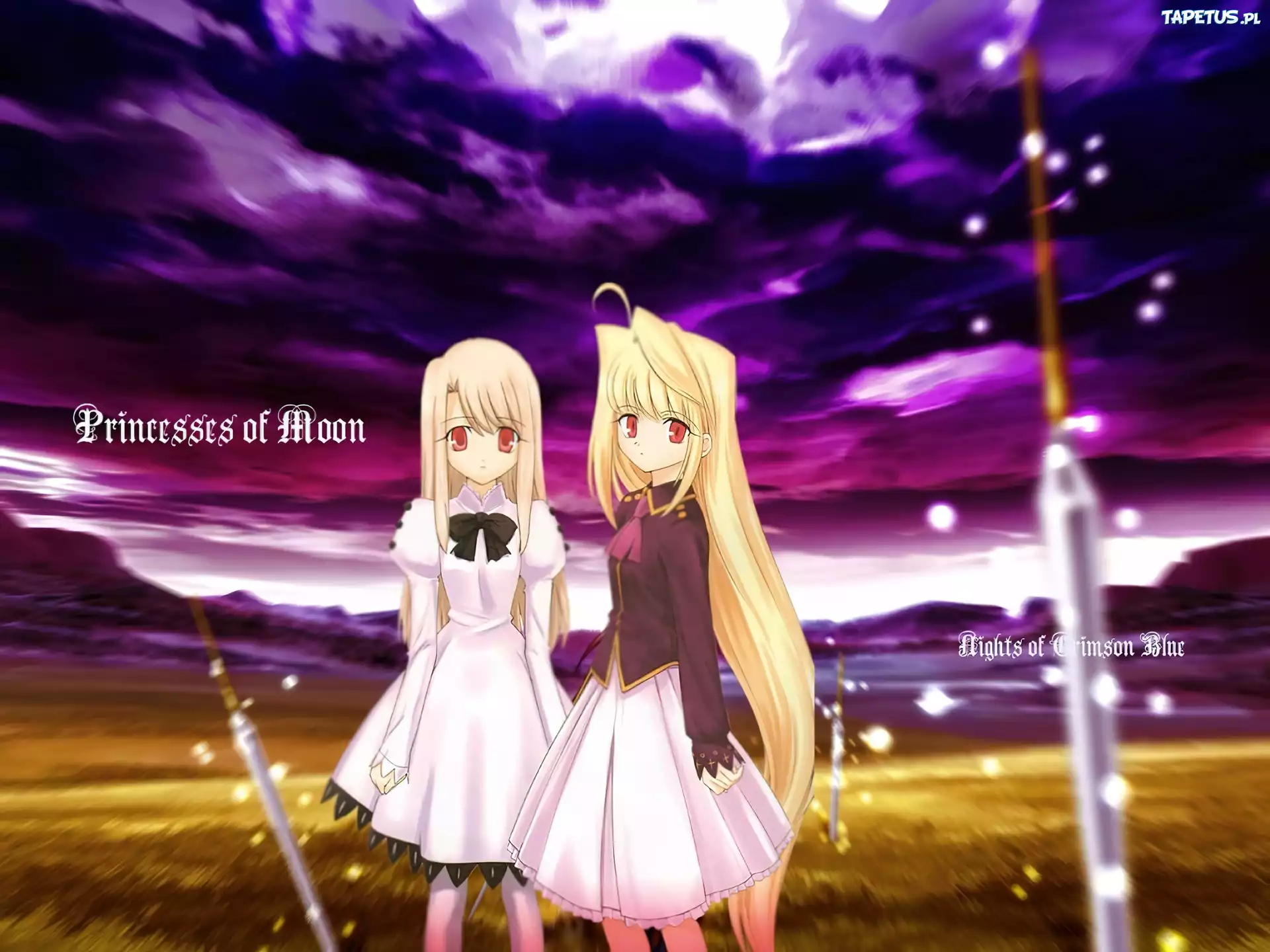 sukienki, Fate Stay Night, księżniczki, miecze