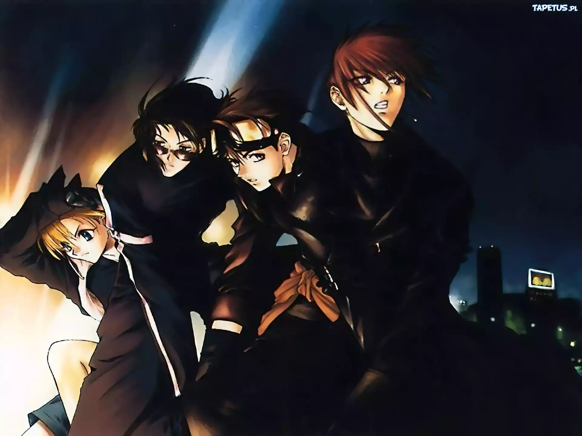 Weiss Kreuz, bohaterowie, noc