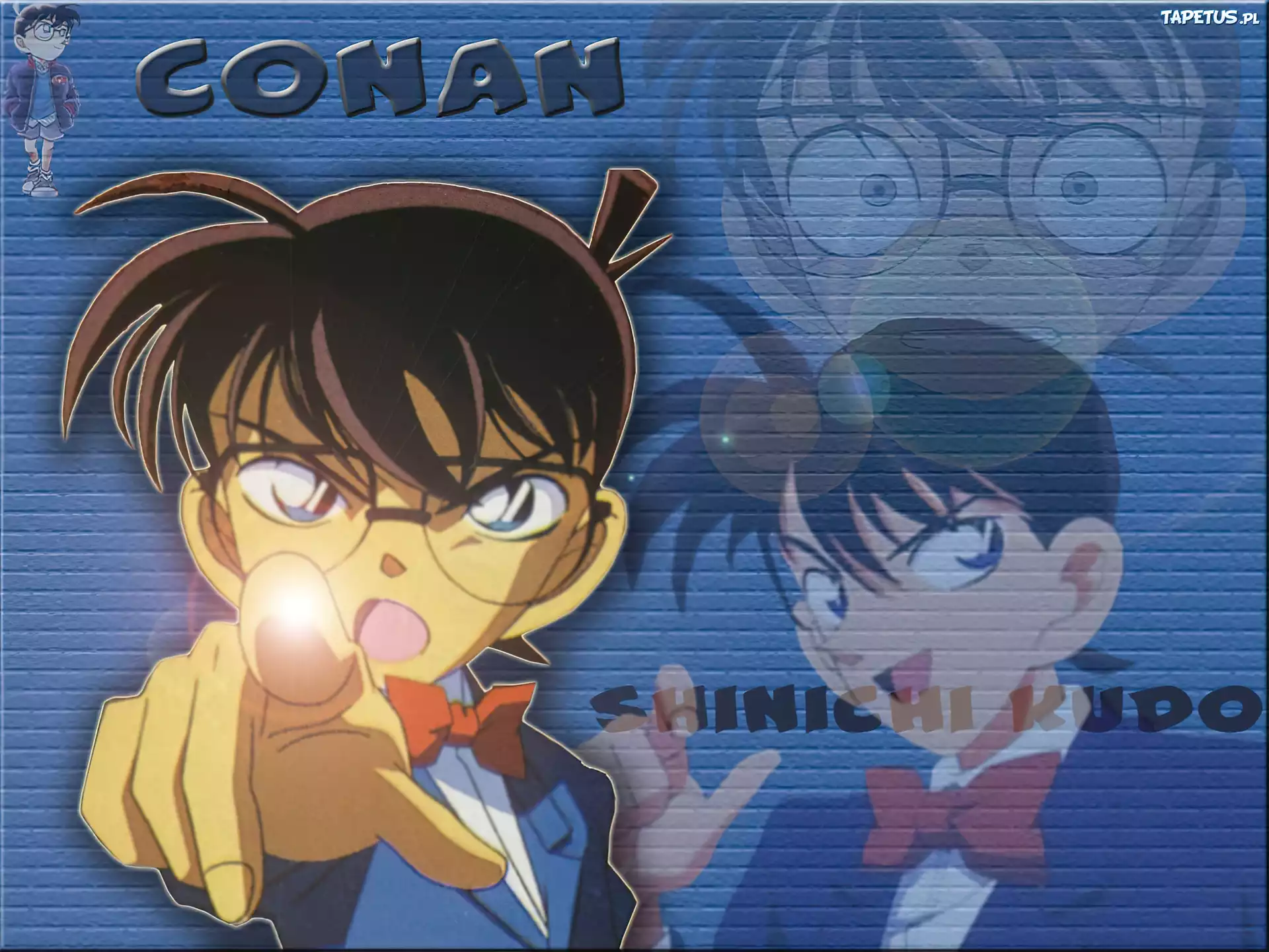 Detective Conan, chłopak, postać, okulary