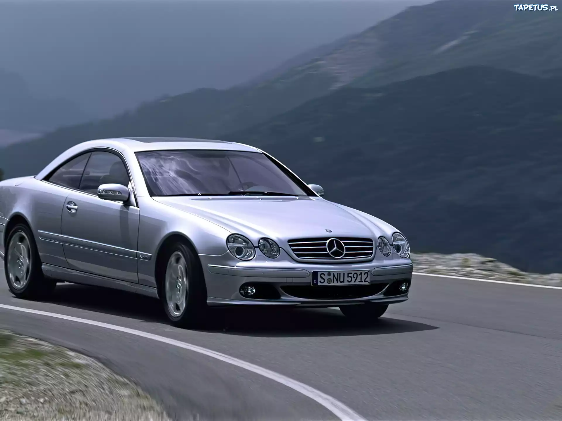 Srebrny, Mercedes, CL