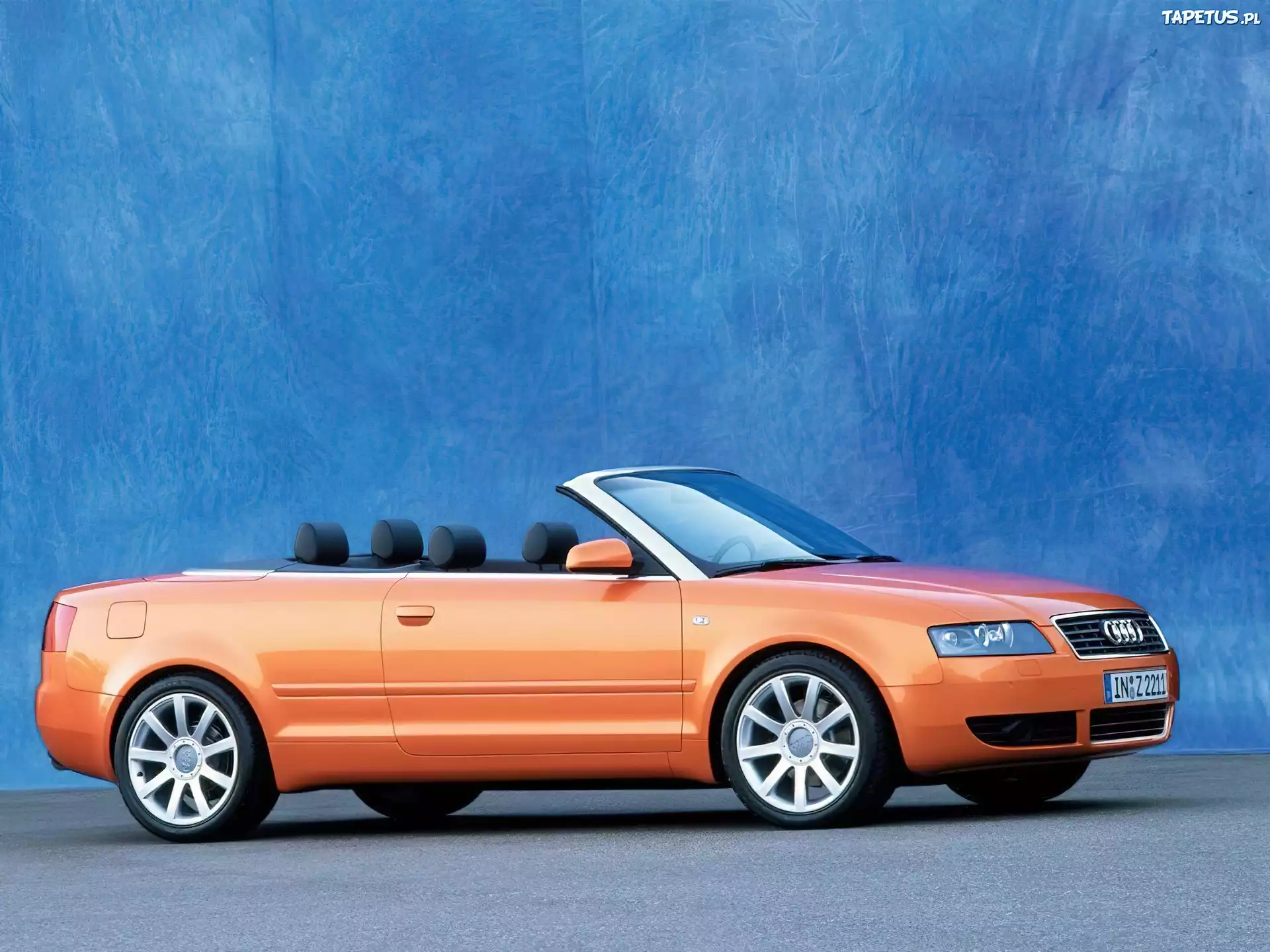 Audi A4, Cabrio, Pomarańczowe