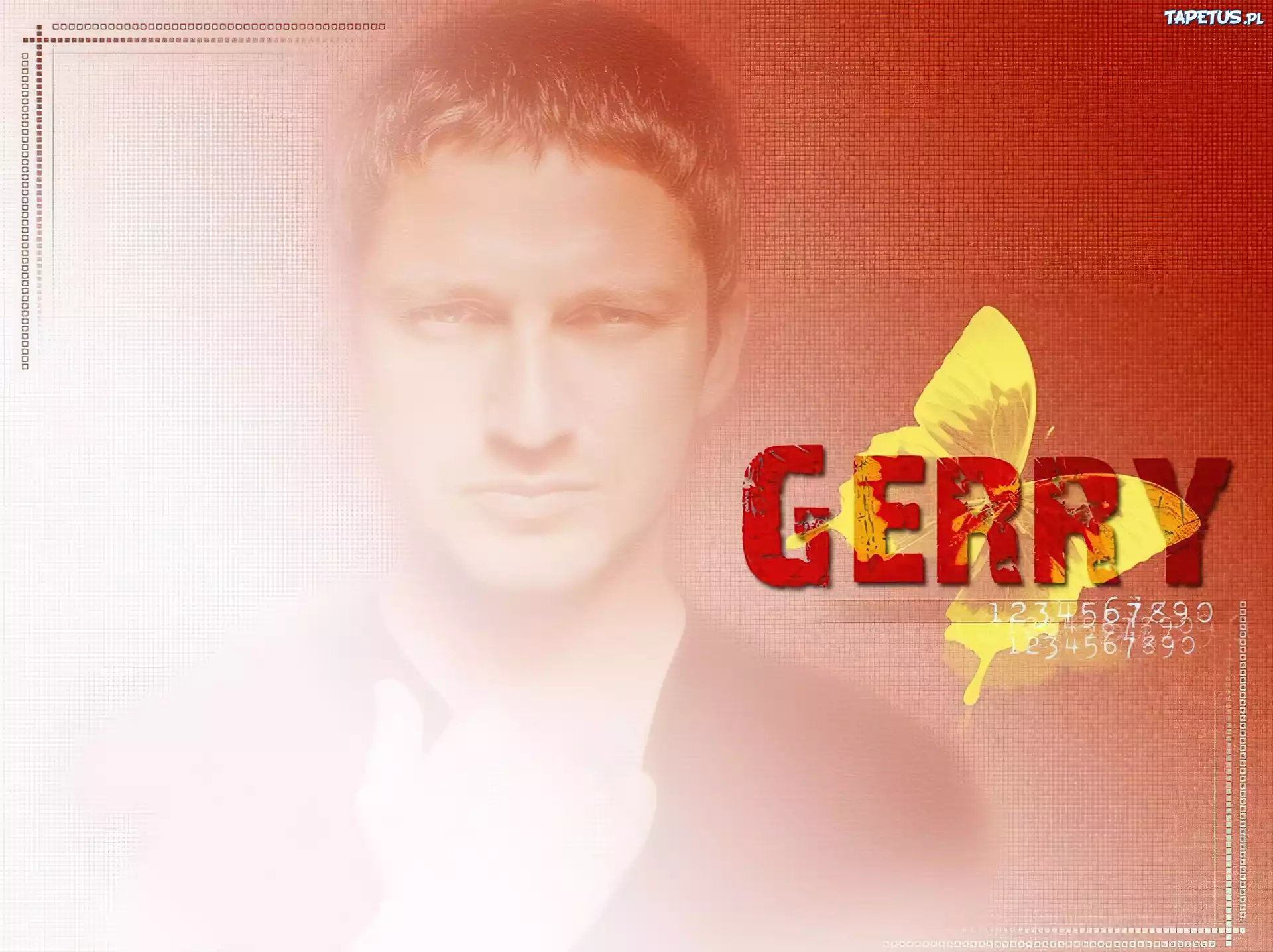 Gerard Butler,twarz