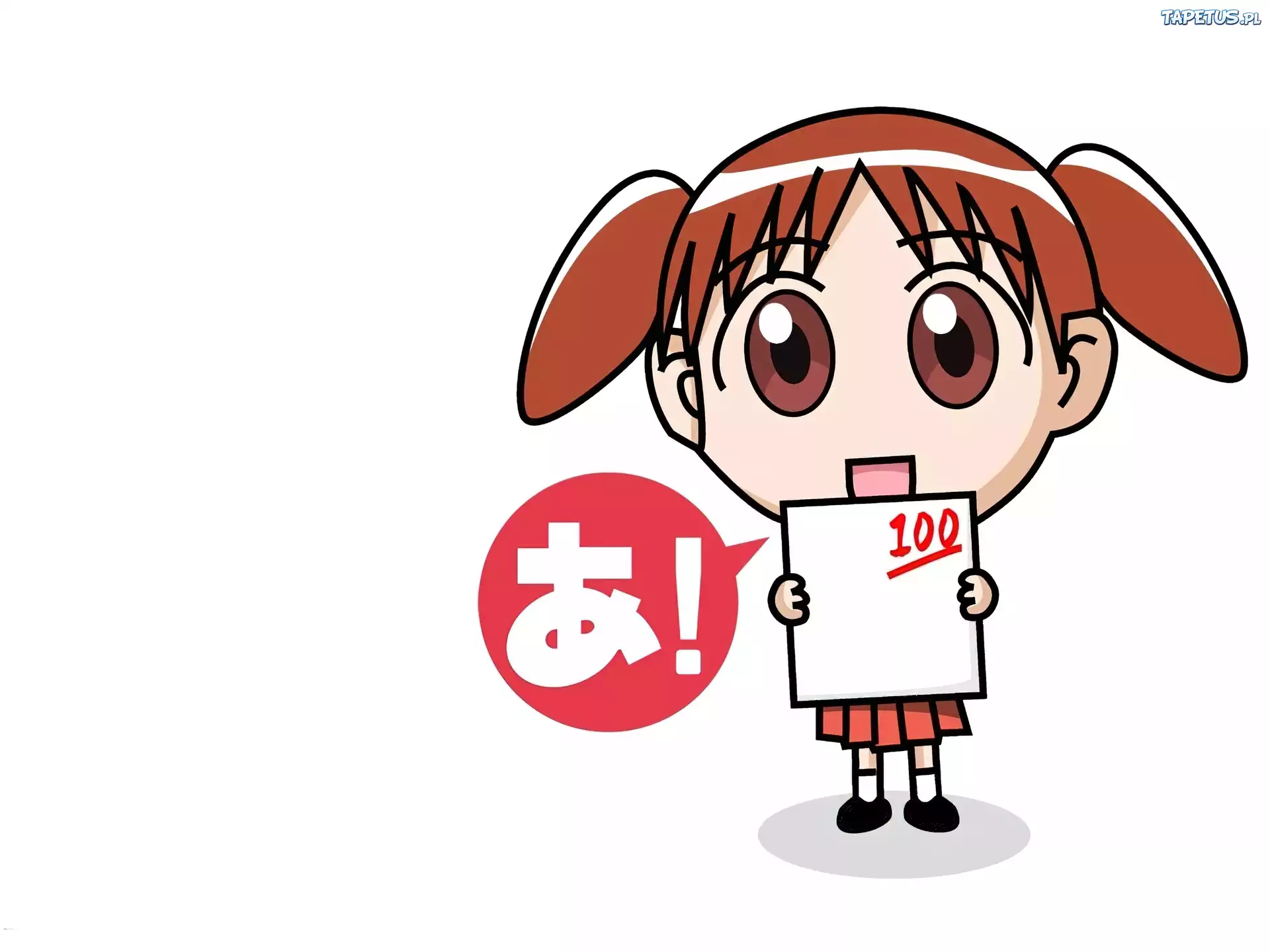 Azumanga Daioh, dziewczyna, kartka