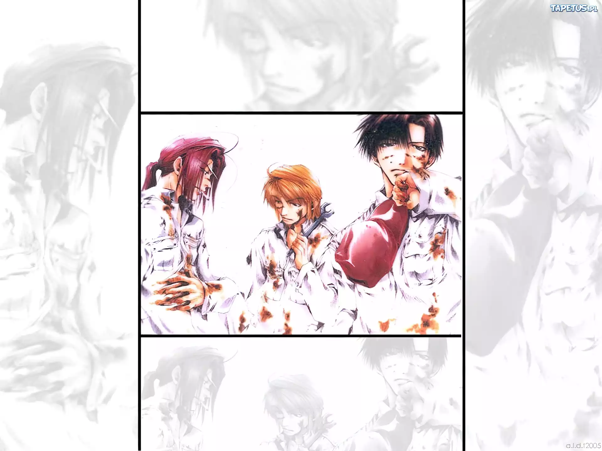 Saiyuki, rany, ludzie