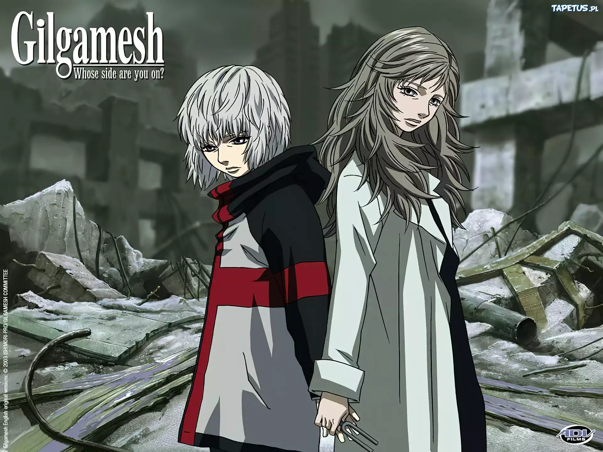 ludzie, ruiny, Gilgamesh