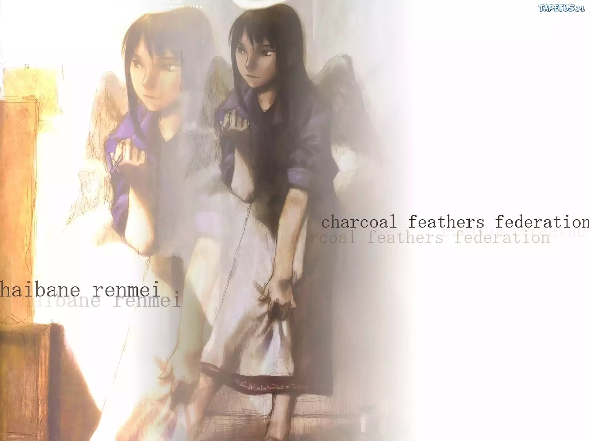 Haibane Renmei, kobieta, spódnica